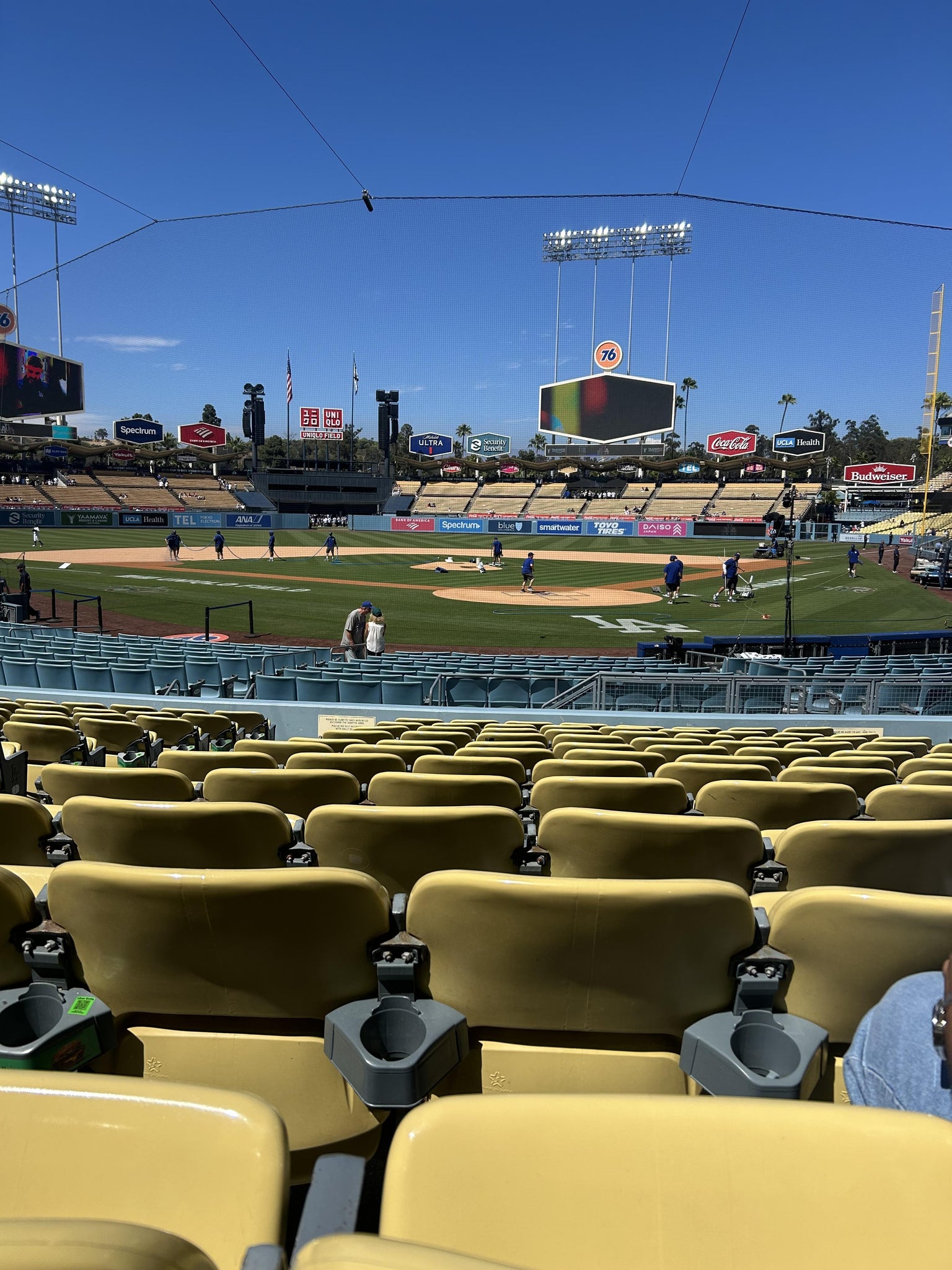 Real Fan View taken from Section 3 FD at UNIQLO Field at Dodger Stadium by Jose T