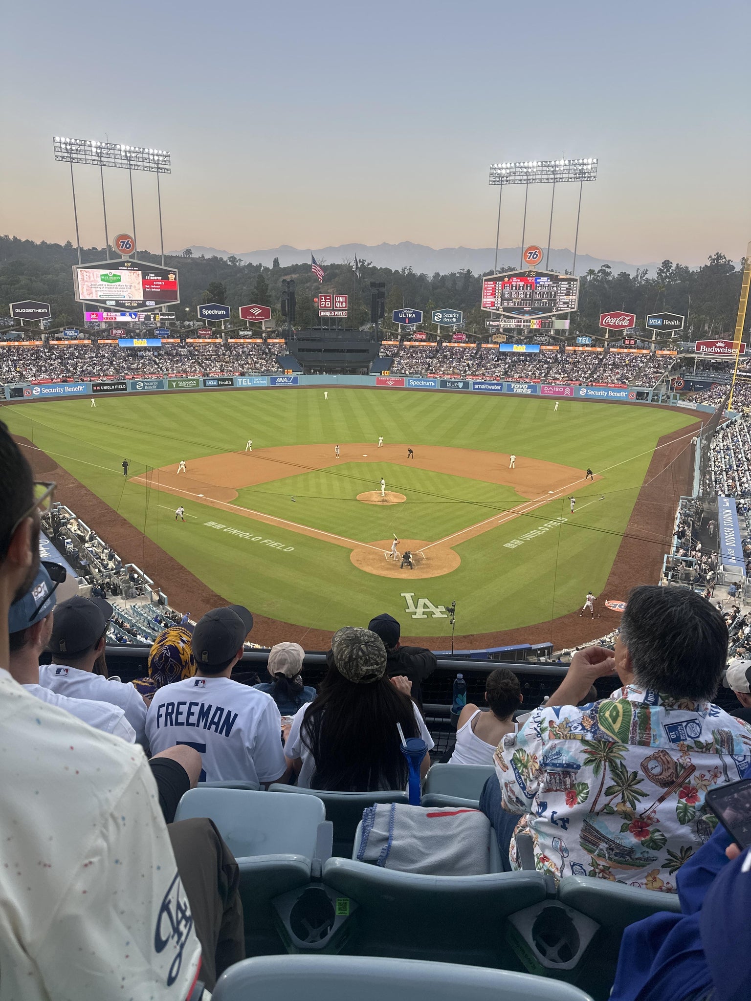 Real Fan View taken from Section 3 RS at UNIQLO Field at Dodger Stadium by Martha C