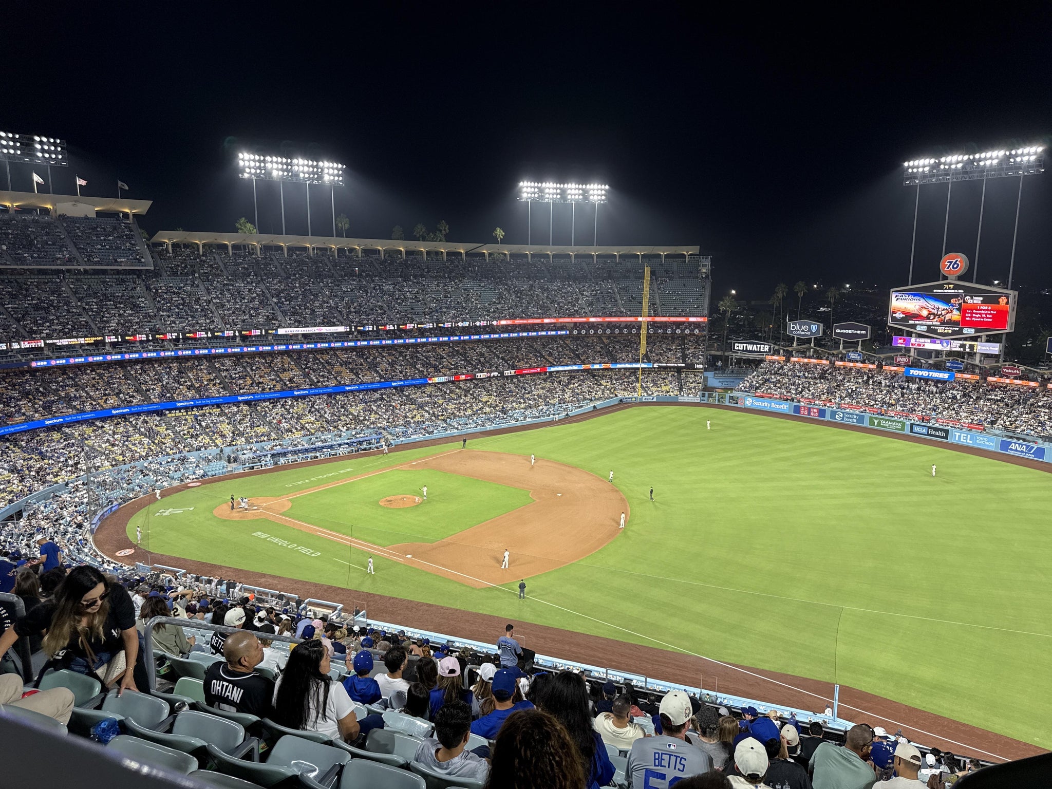 Real Fan View taken from Section 30 RS at UNIQLO Field at Dodger Stadium by Cathleen D