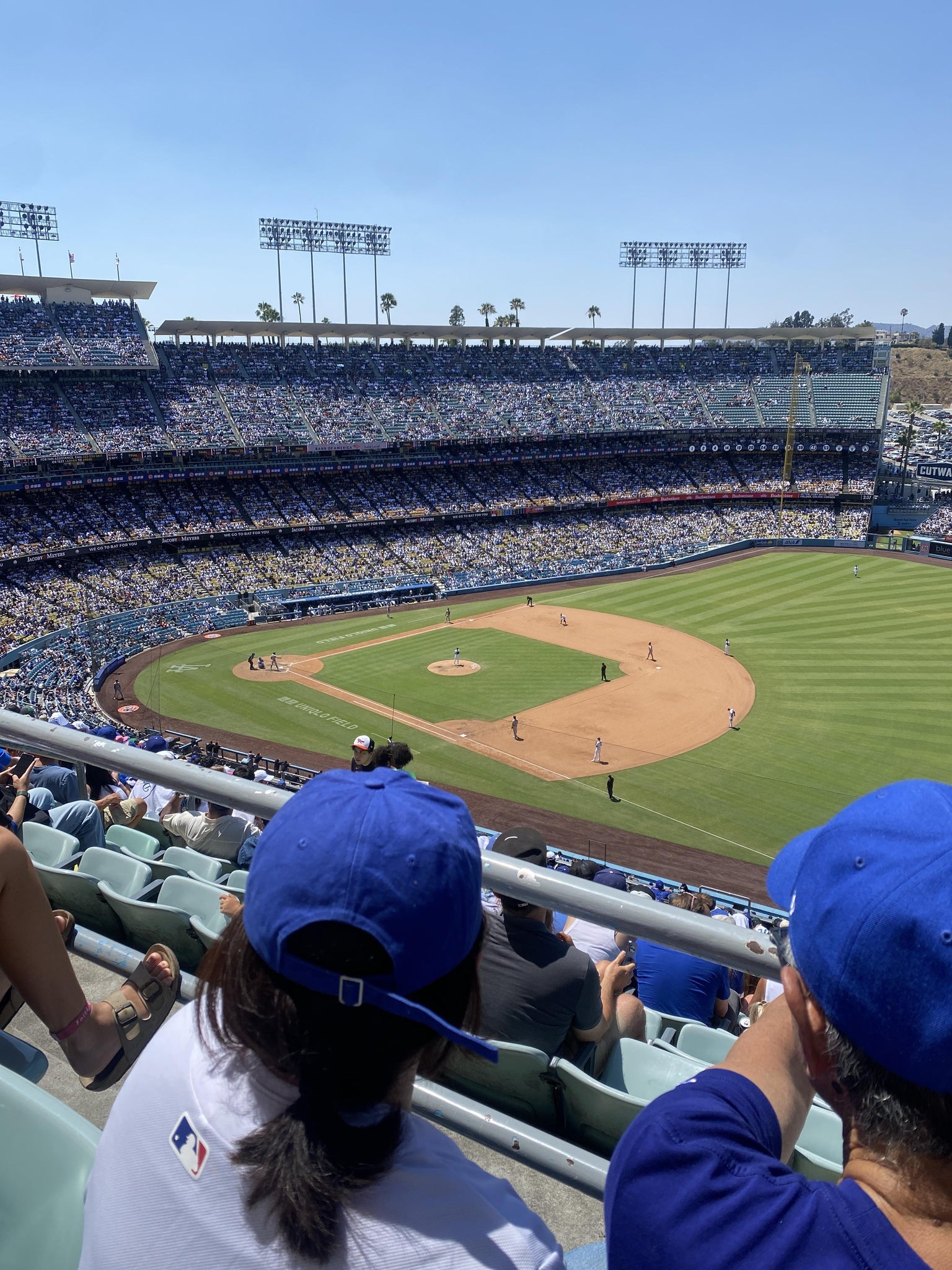 Real Fan View taken from Section 30 RS at UNIQLO Field at Dodger Stadium by Jamie C