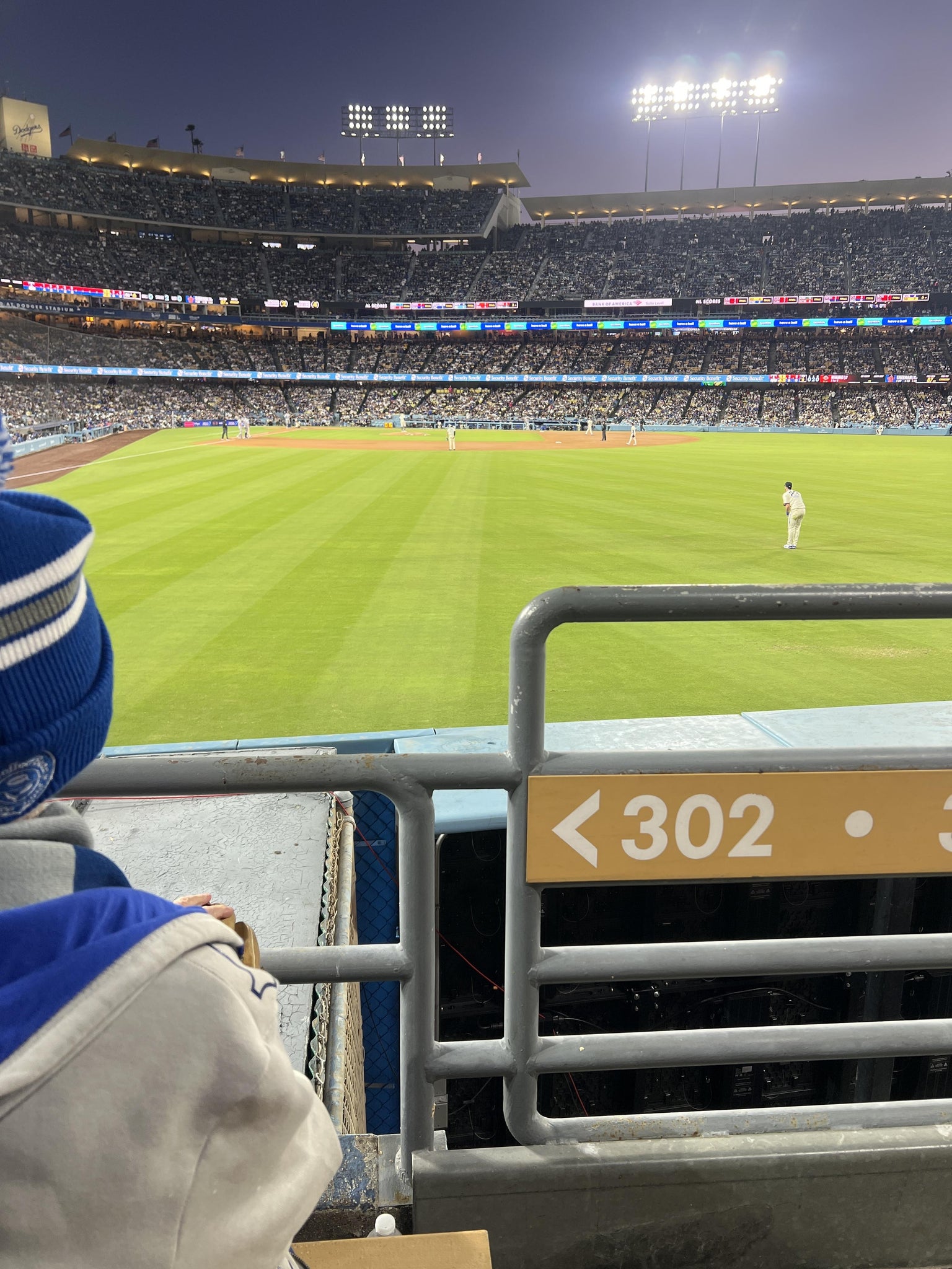Real Fan View taken from Section 302 PR at UNIQLO Field at Dodger Stadium by Anonymous User
