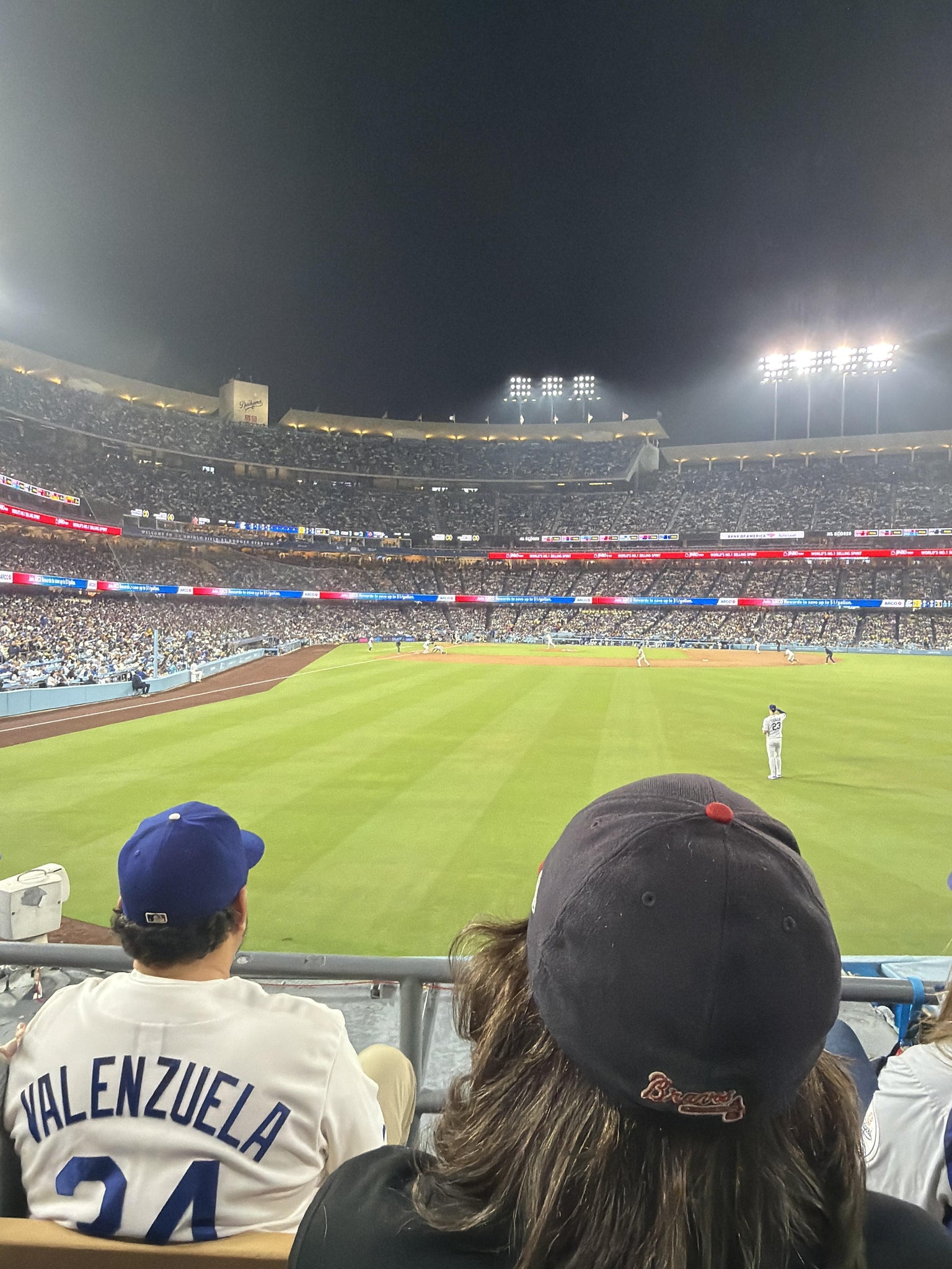 Real Fan View taken from Section 302 PR at UNIQLO Field at Dodger Stadium by Mony A