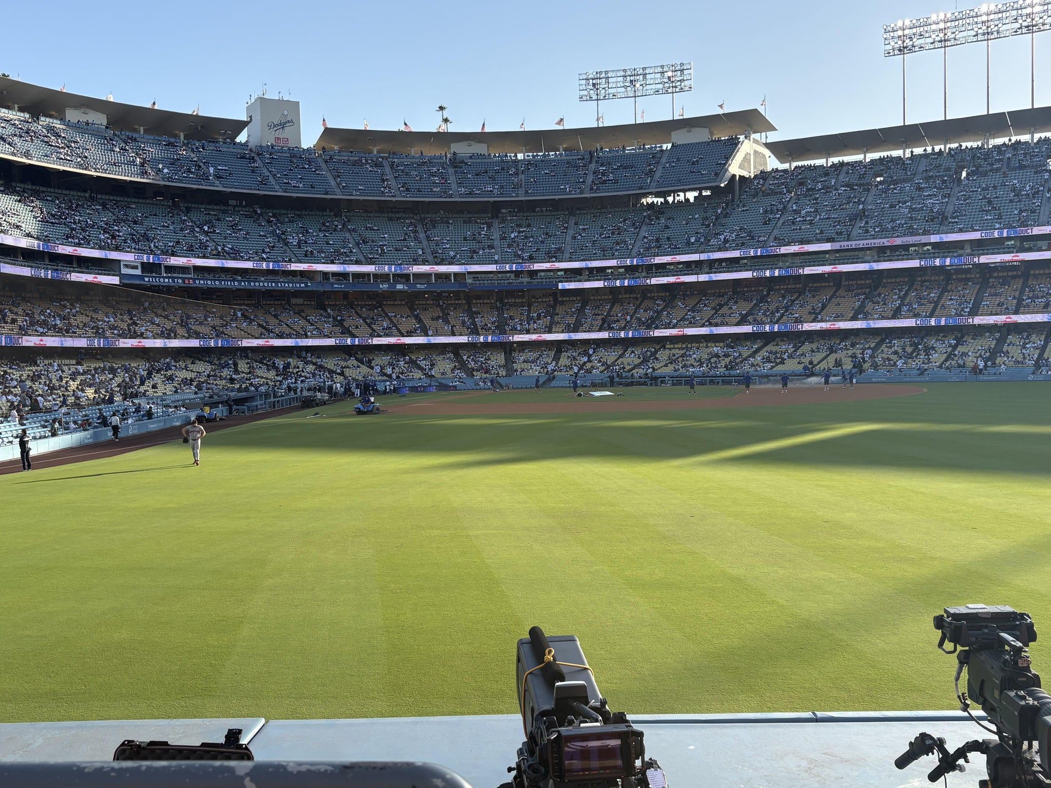 Real Fan View taken from Section 306 PR at UNIQLO Field at Dodger Stadium by Kharn P