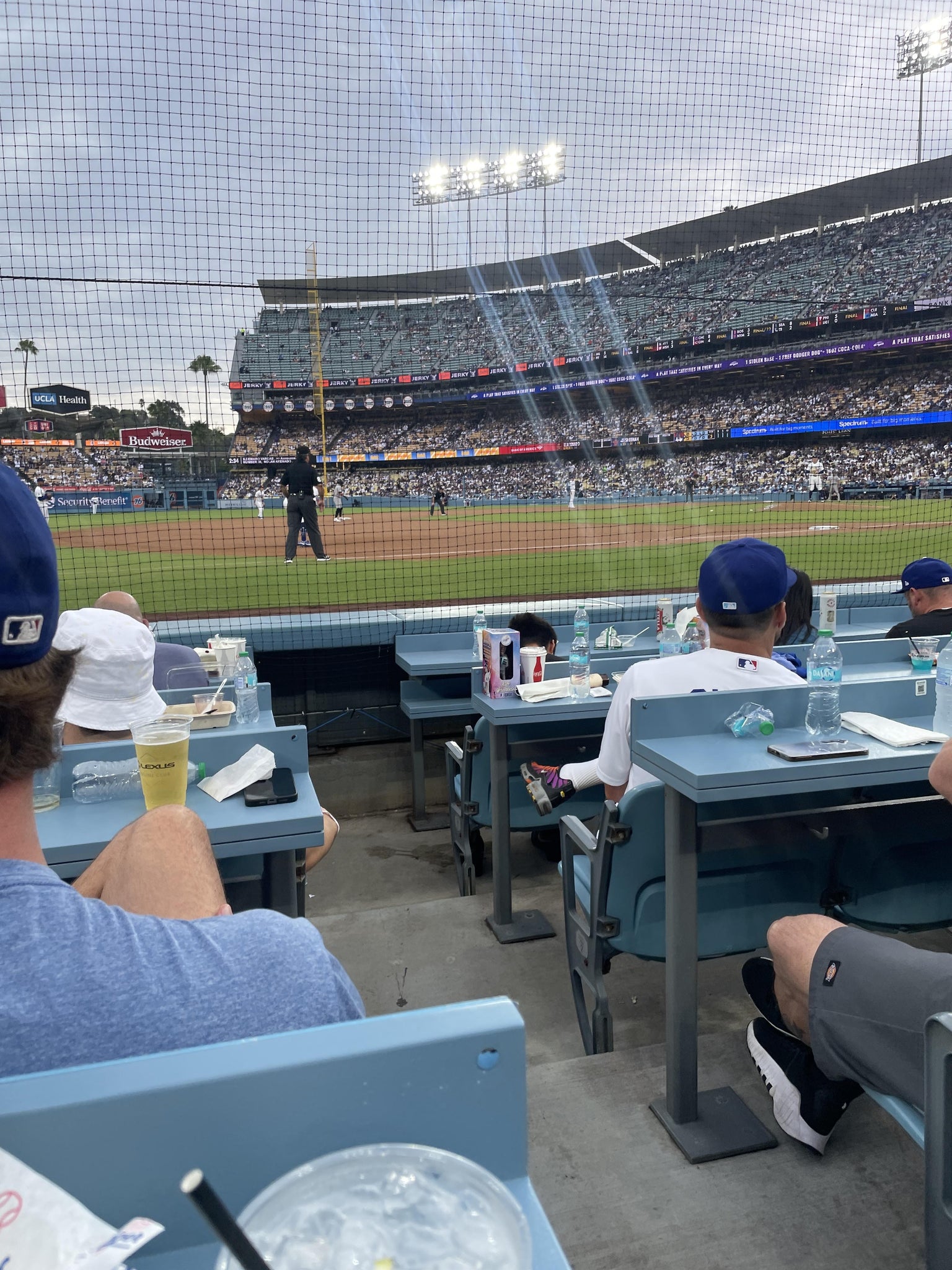 Real Fan View taken from Section 31 BL at UNIQLO Field at Dodger Stadium by Michael O