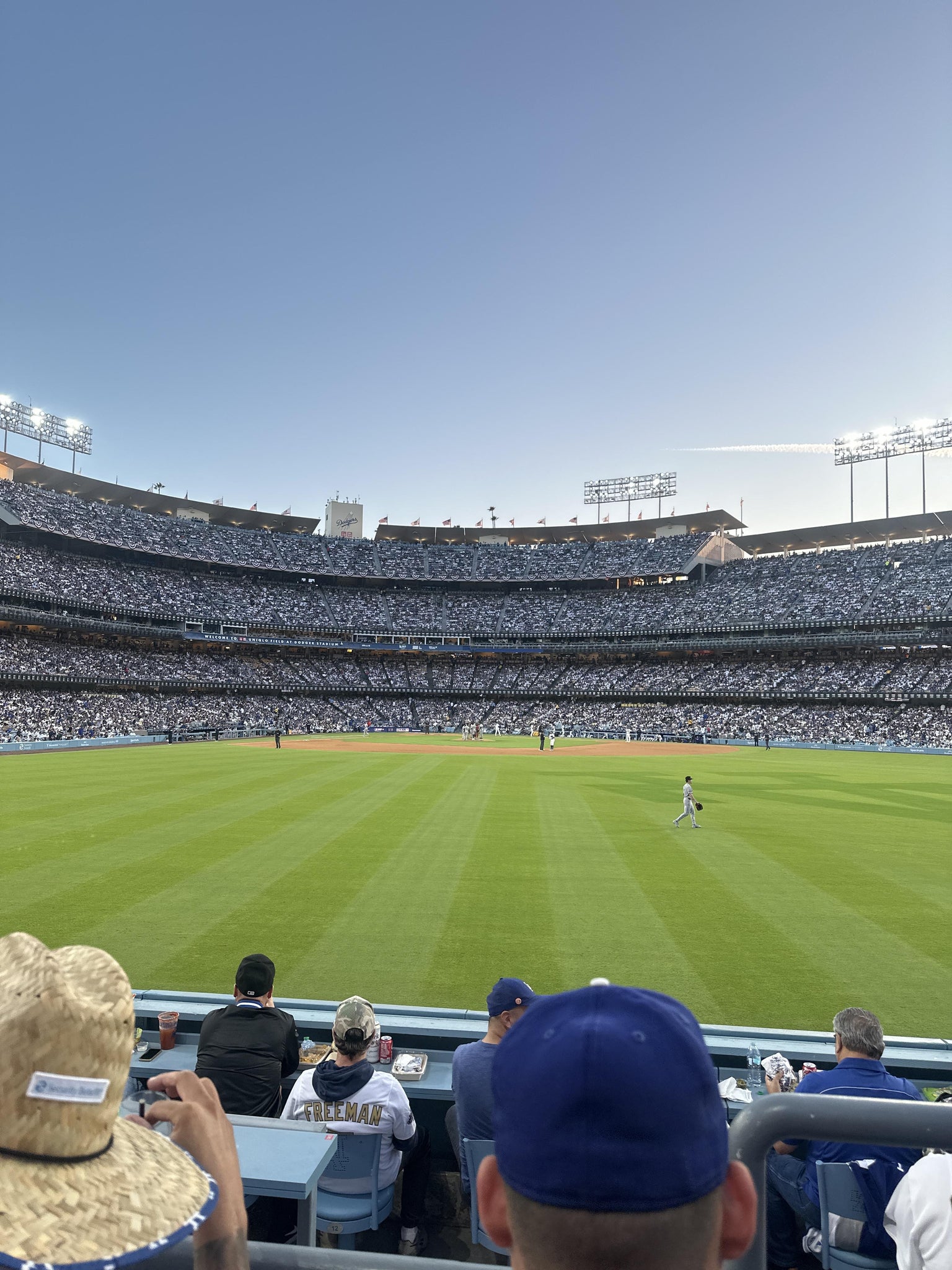 Real Fan View taken from Section 310 PR at UNIQLO Field at Dodger Stadium by Luis R