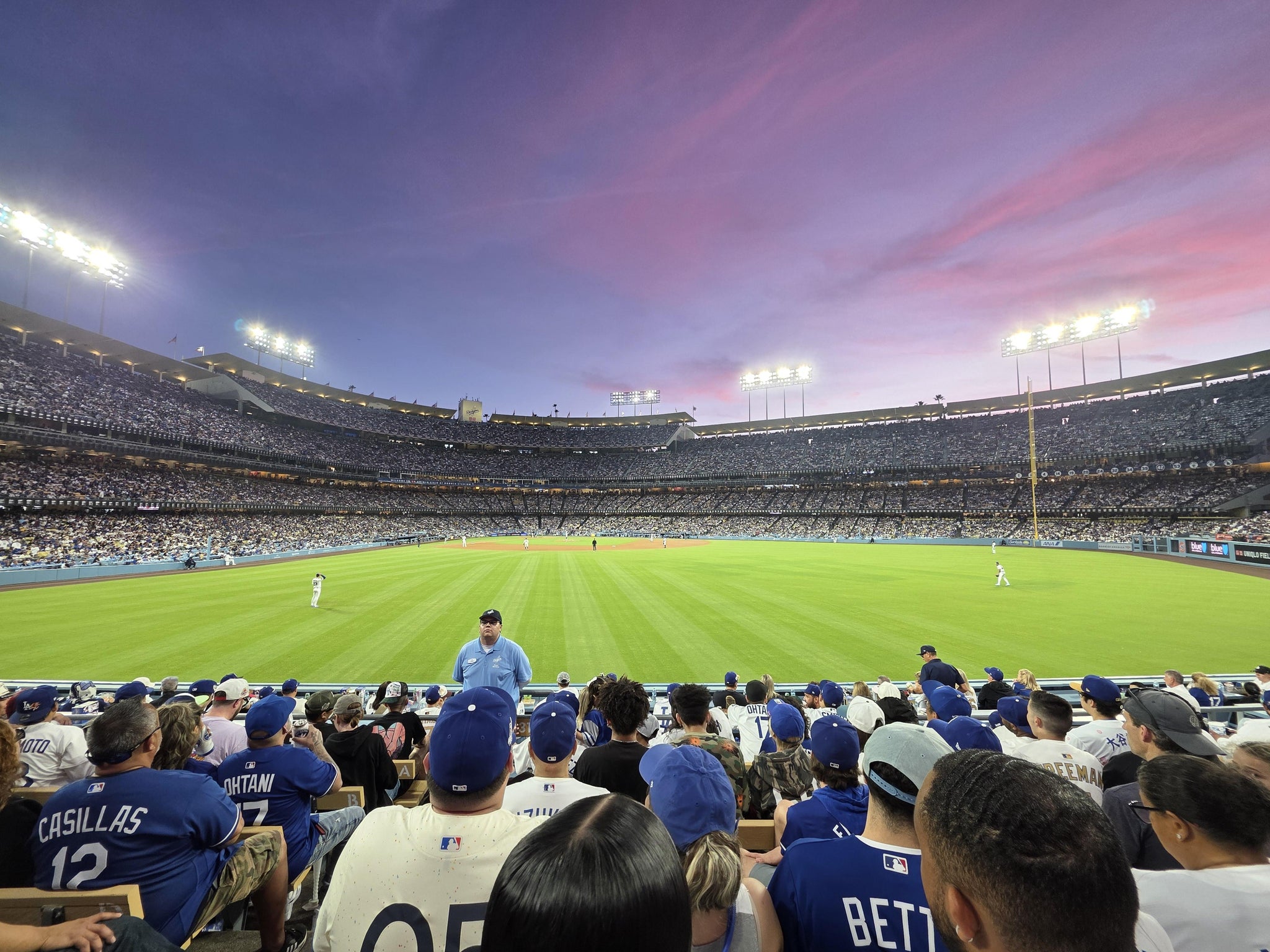 Real Fan View taken from Section 310 PR at UNIQLO Field at Dodger Stadium by Michael M