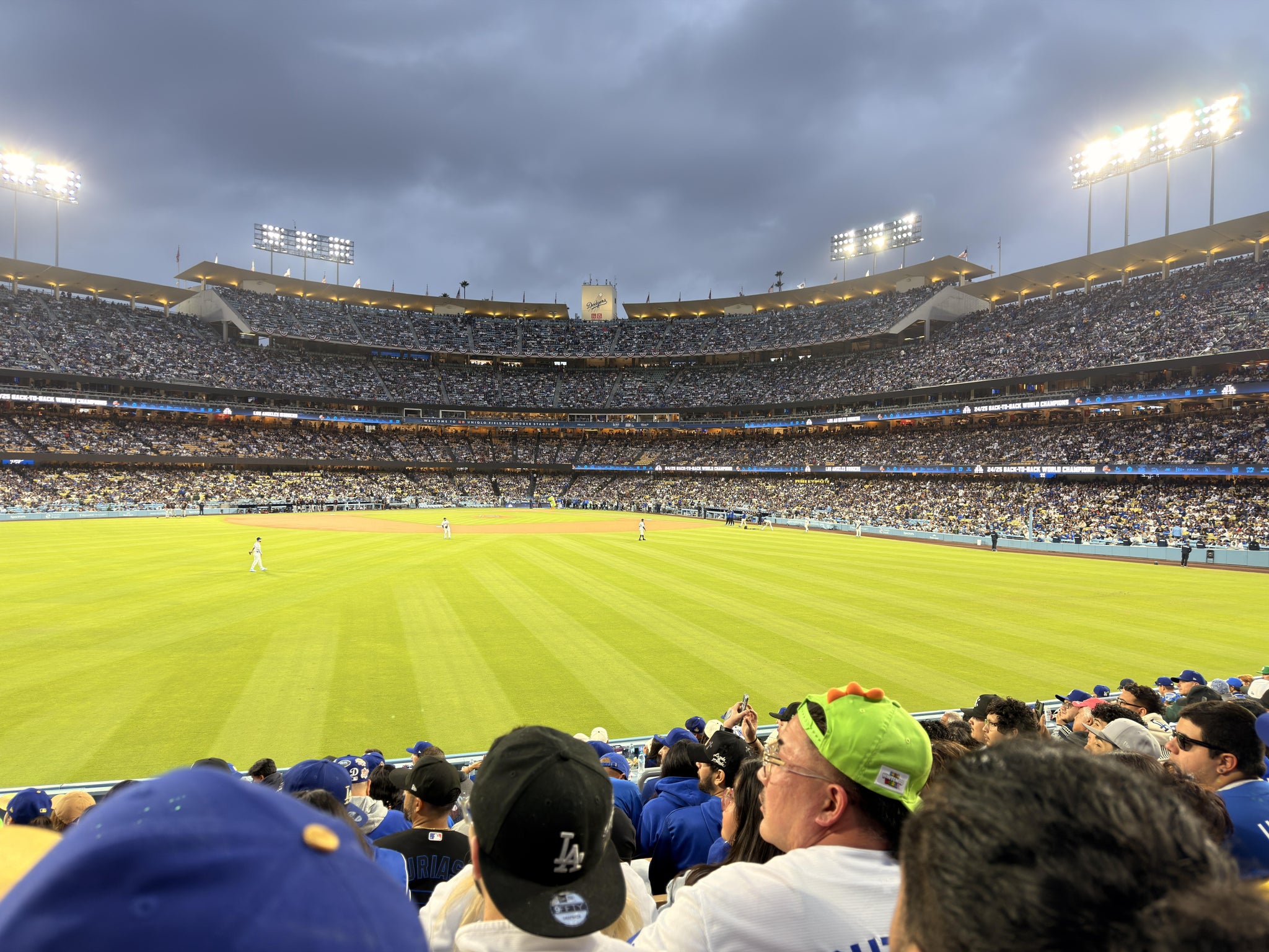 Real Fan View taken from Section 311 PL at UNIQLO Field at Dodger Stadium by Andrew S
