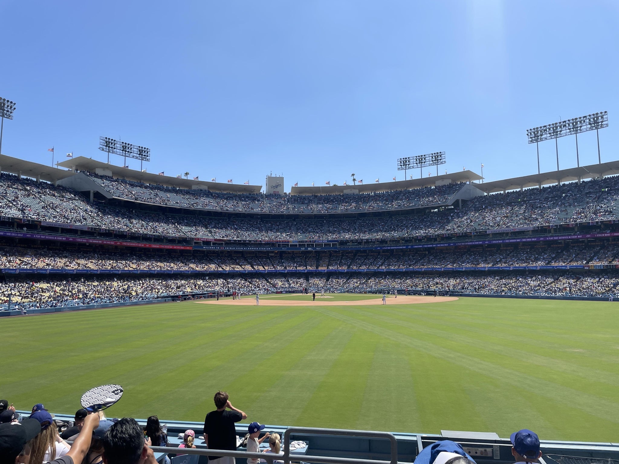 Real Fan View taken from Section 314 PR at UNIQLO Field at Dodger Stadium by Zachary R