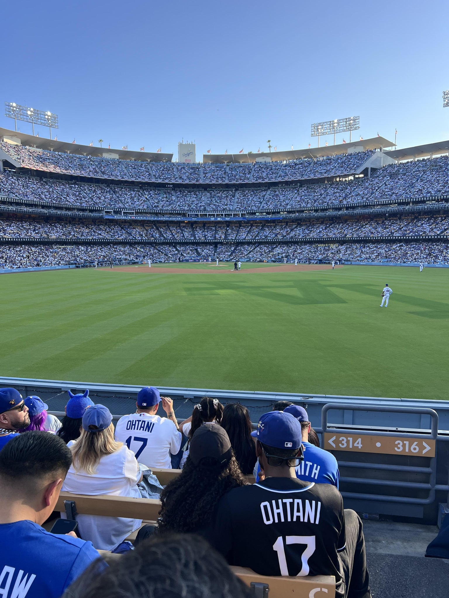 Real Fan View taken from Section 314 PR at UNIQLO Field at Dodger Stadium by Anonymous User