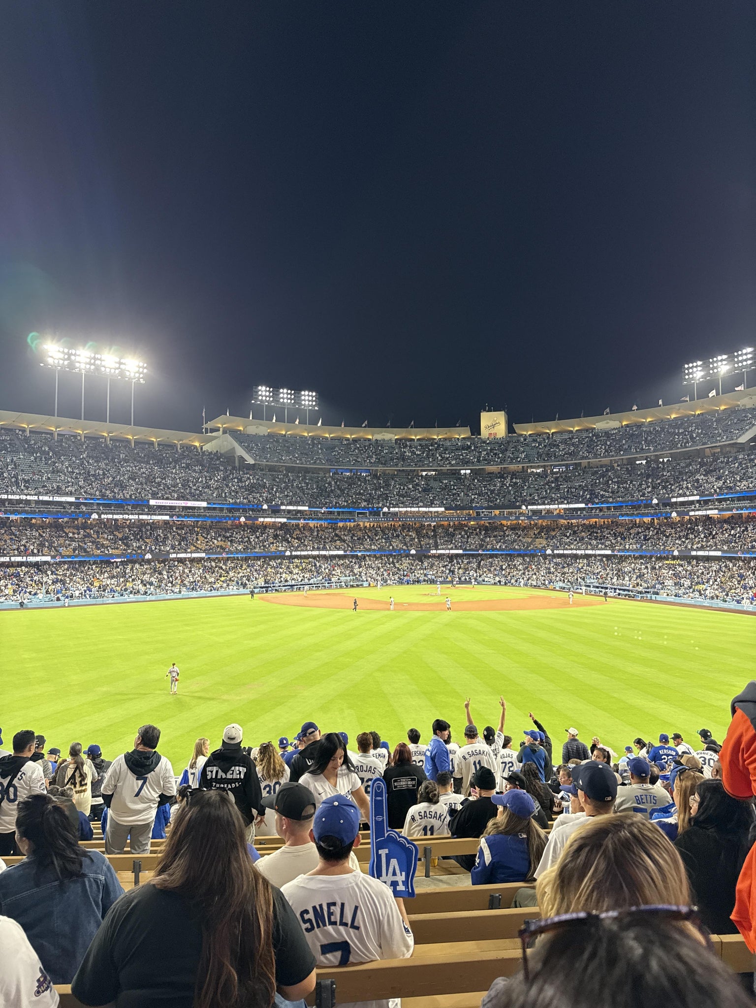 Real Fan View taken from Section 315 PL at UNIQLO Field at Dodger Stadium by Jhoana T