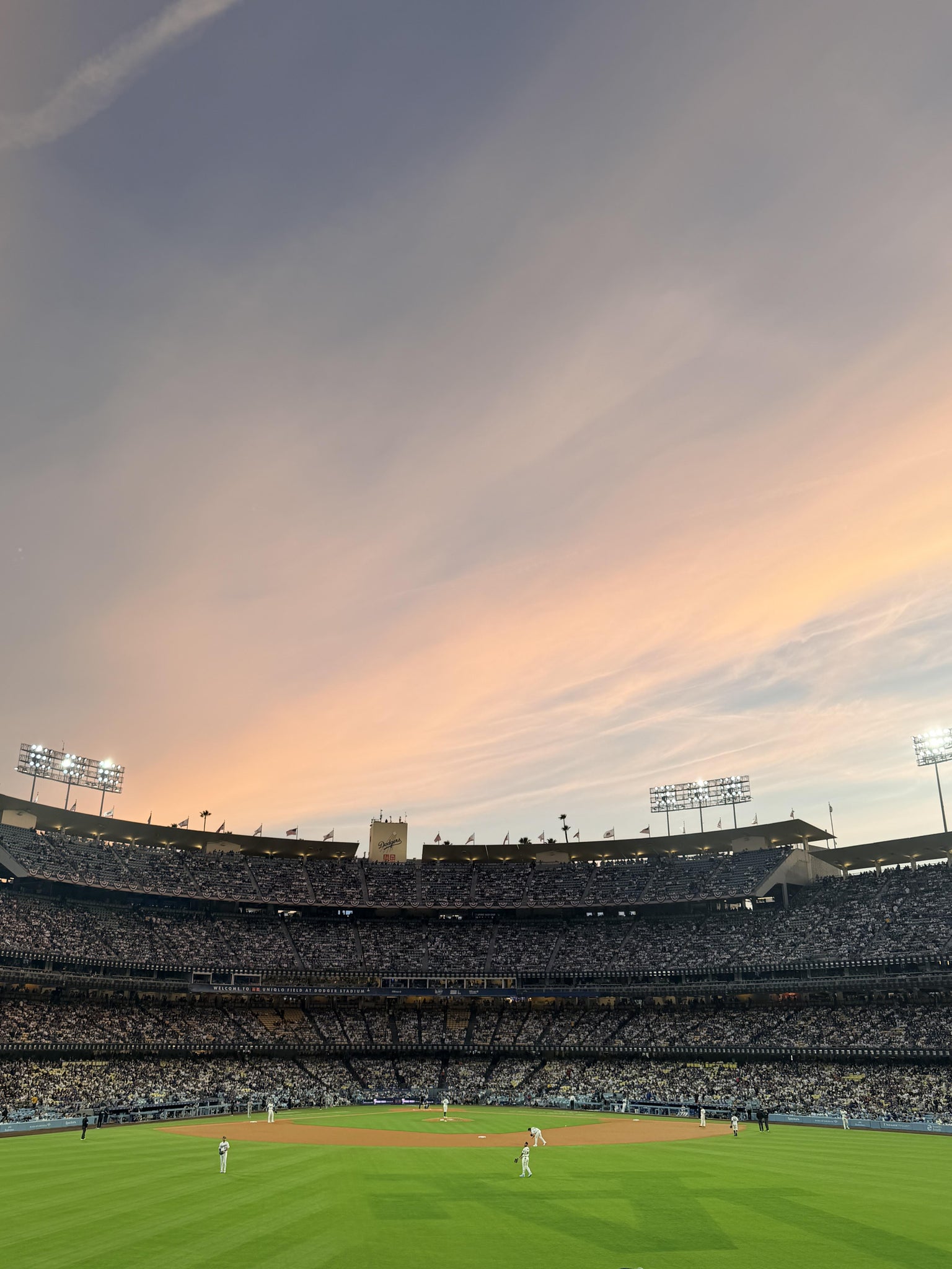 Real Fan View taken from Section 316 PR at UNIQLO Field at Dodger Stadium by Emiliano S