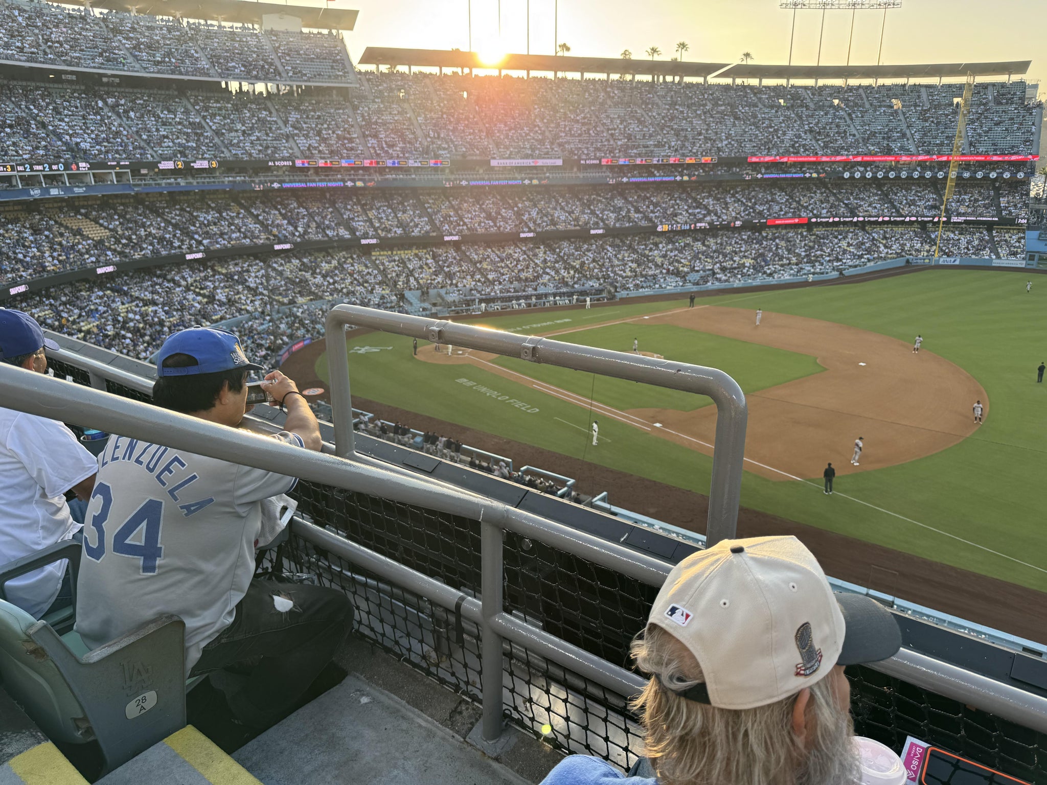 Real Fan View taken from Section 32 RS at UNIQLO Field at Dodger Stadium by Matt S