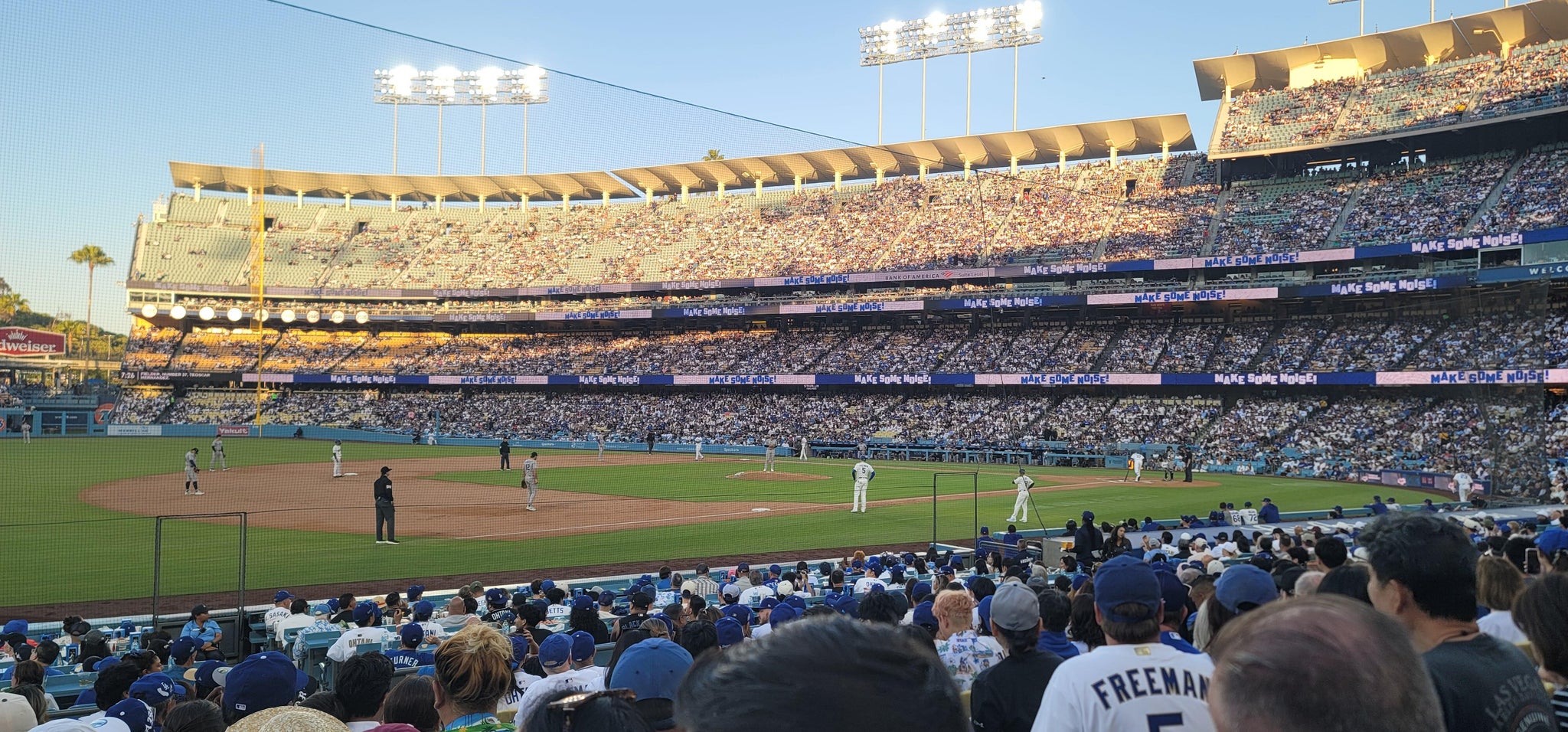 Real Fan View taken from Section 33 FD at UNIQLO Field at Dodger Stadium by Serina T