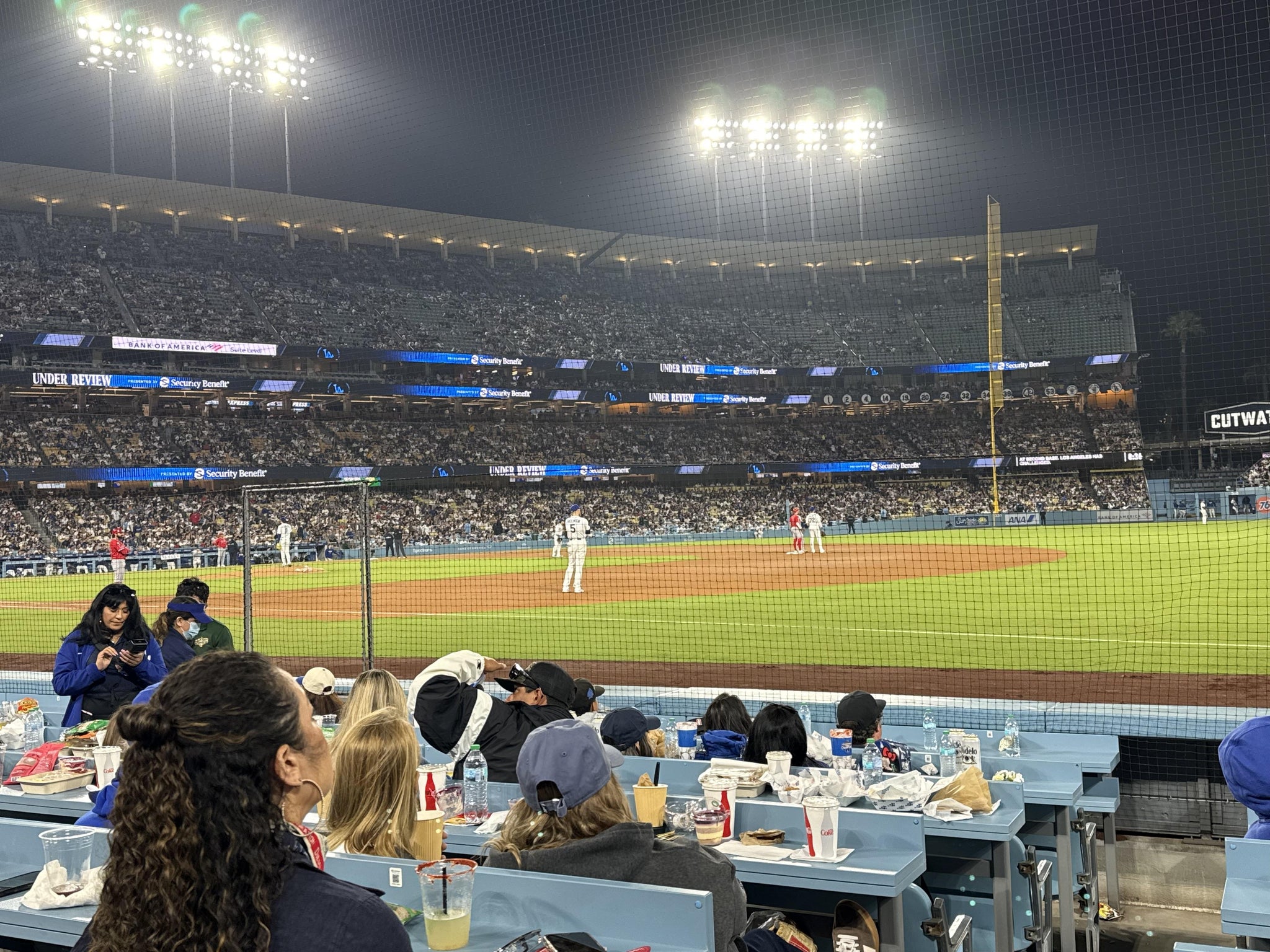 Real Fan View taken from Section 34 BL at UNIQLO Field at Dodger Stadium by Ivan V