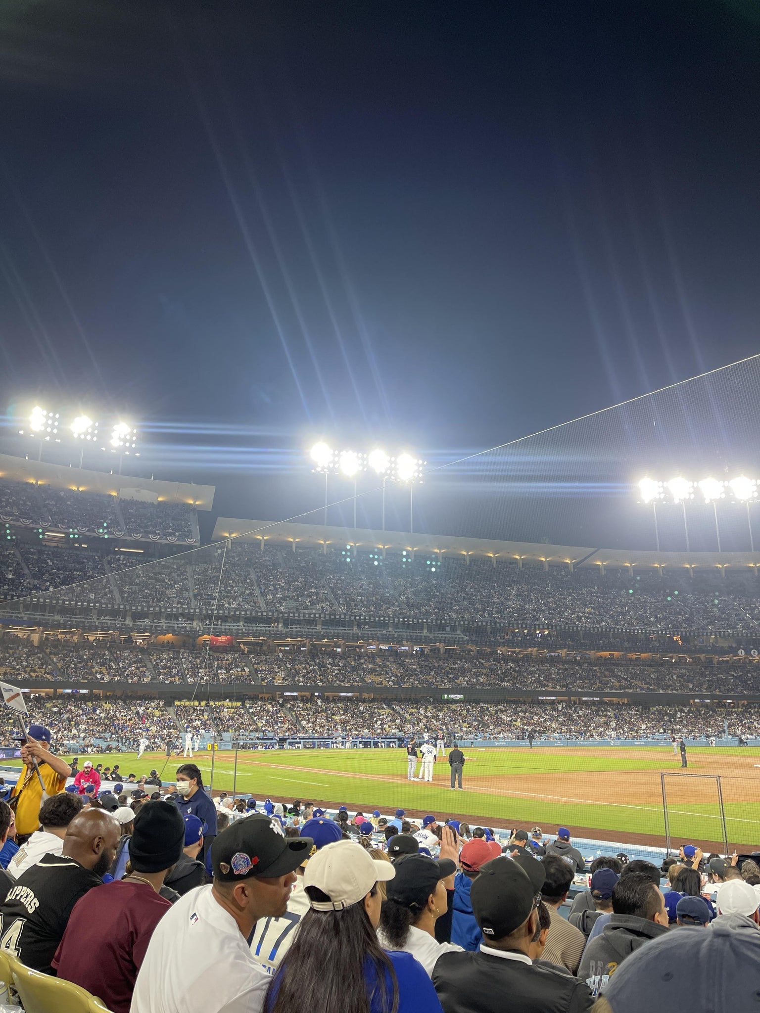 Real Fan View taken from Section 34 FD at UNIQLO Field at Dodger Stadium by Desiree L