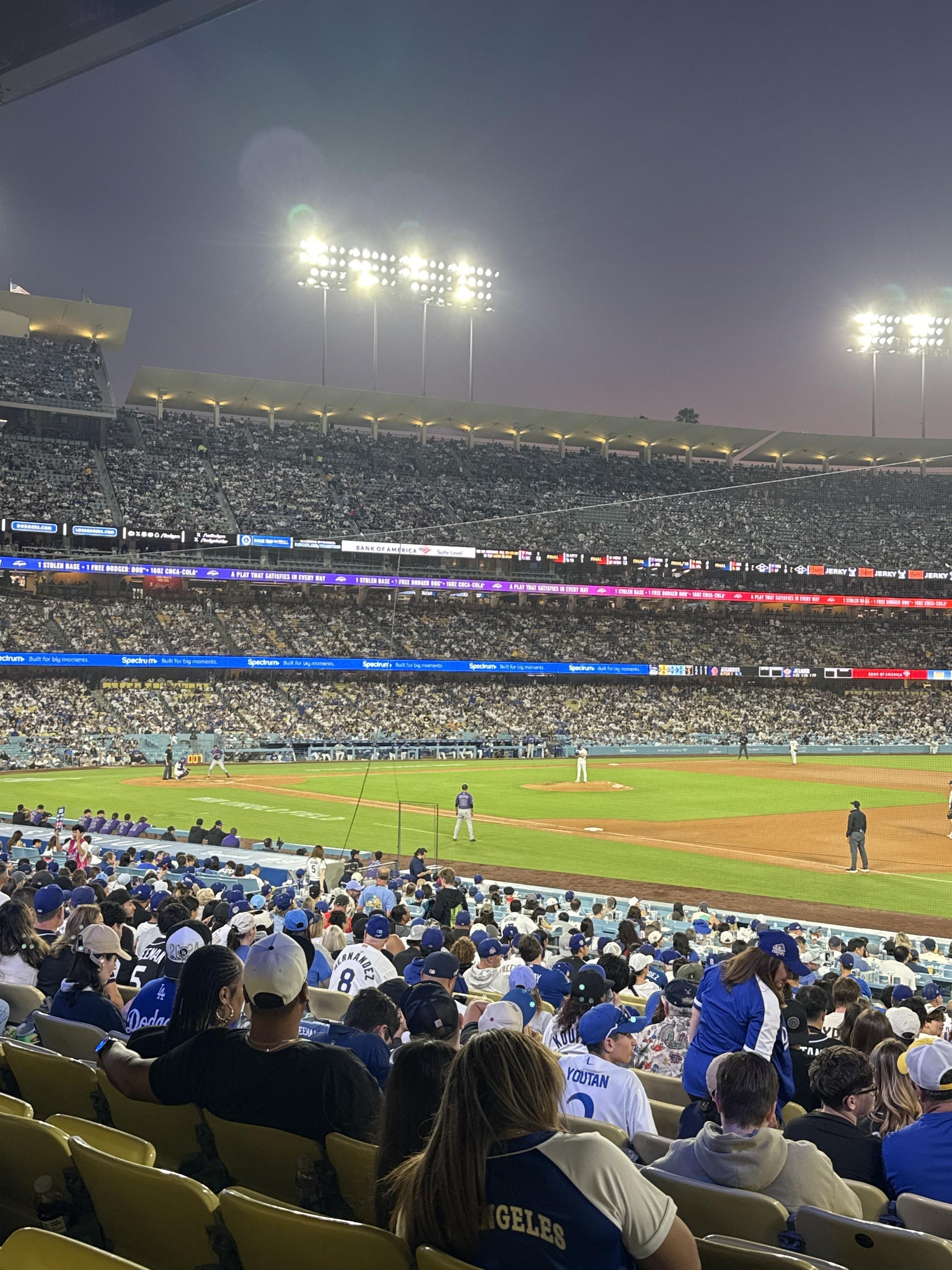 Real Fan View taken from Section 34 FD at UNIQLO Field at Dodger Stadium by Anonymous User