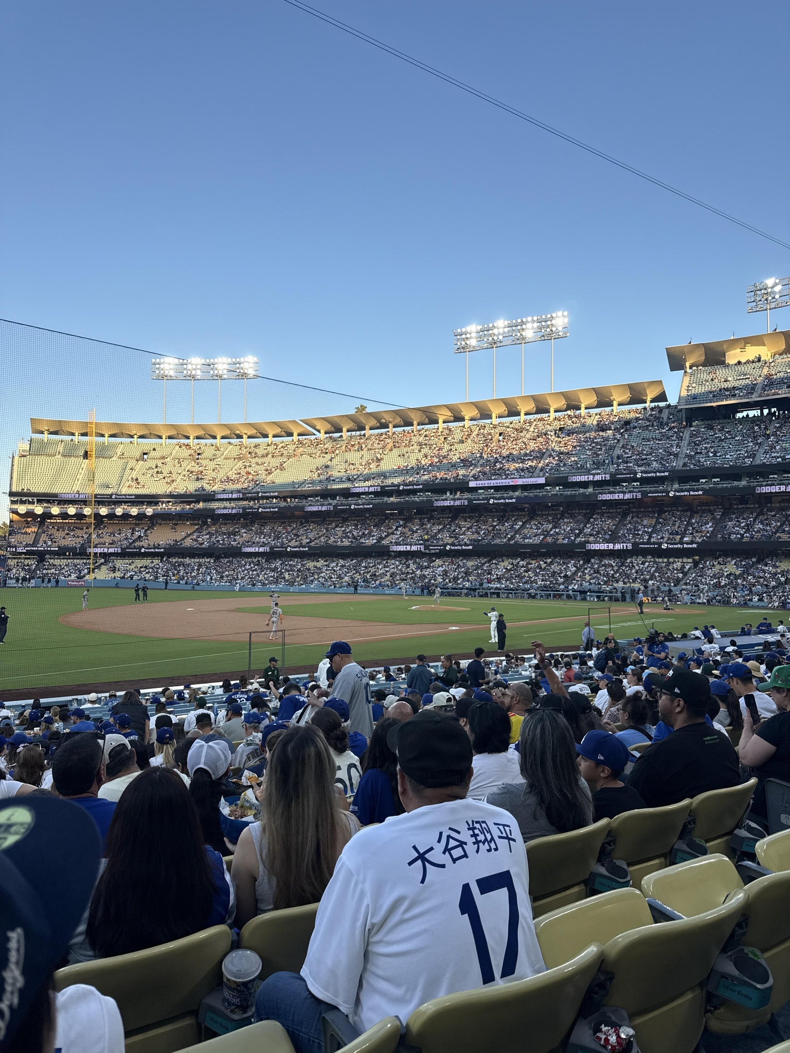 Real Fan View taken from Section 35 FD at UNIQLO Field at Dodger Stadium by Le’marie G