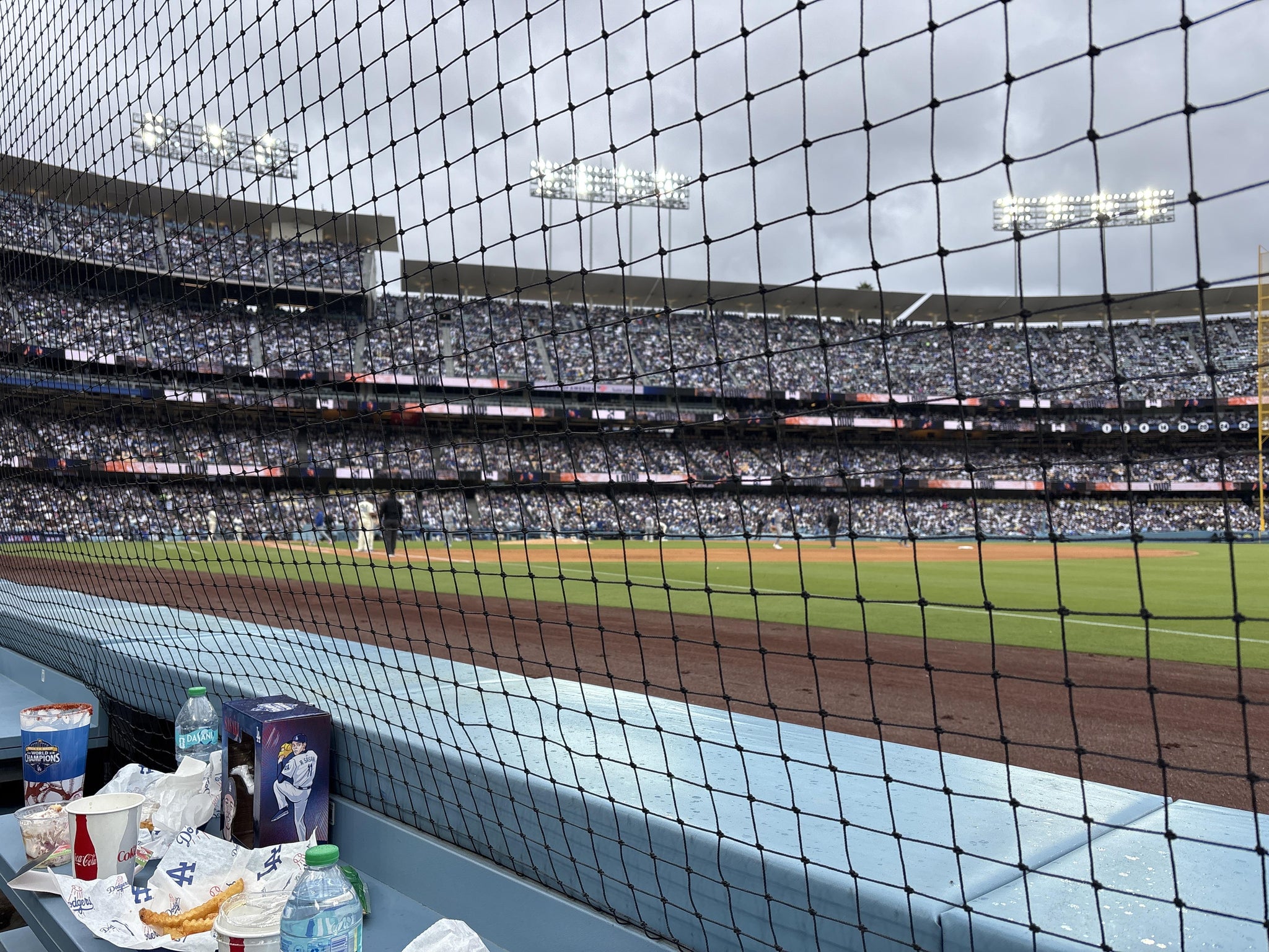 Real Fan View taken from Section 36 BL at UNIQLO Field at Dodger Stadium by Michael F