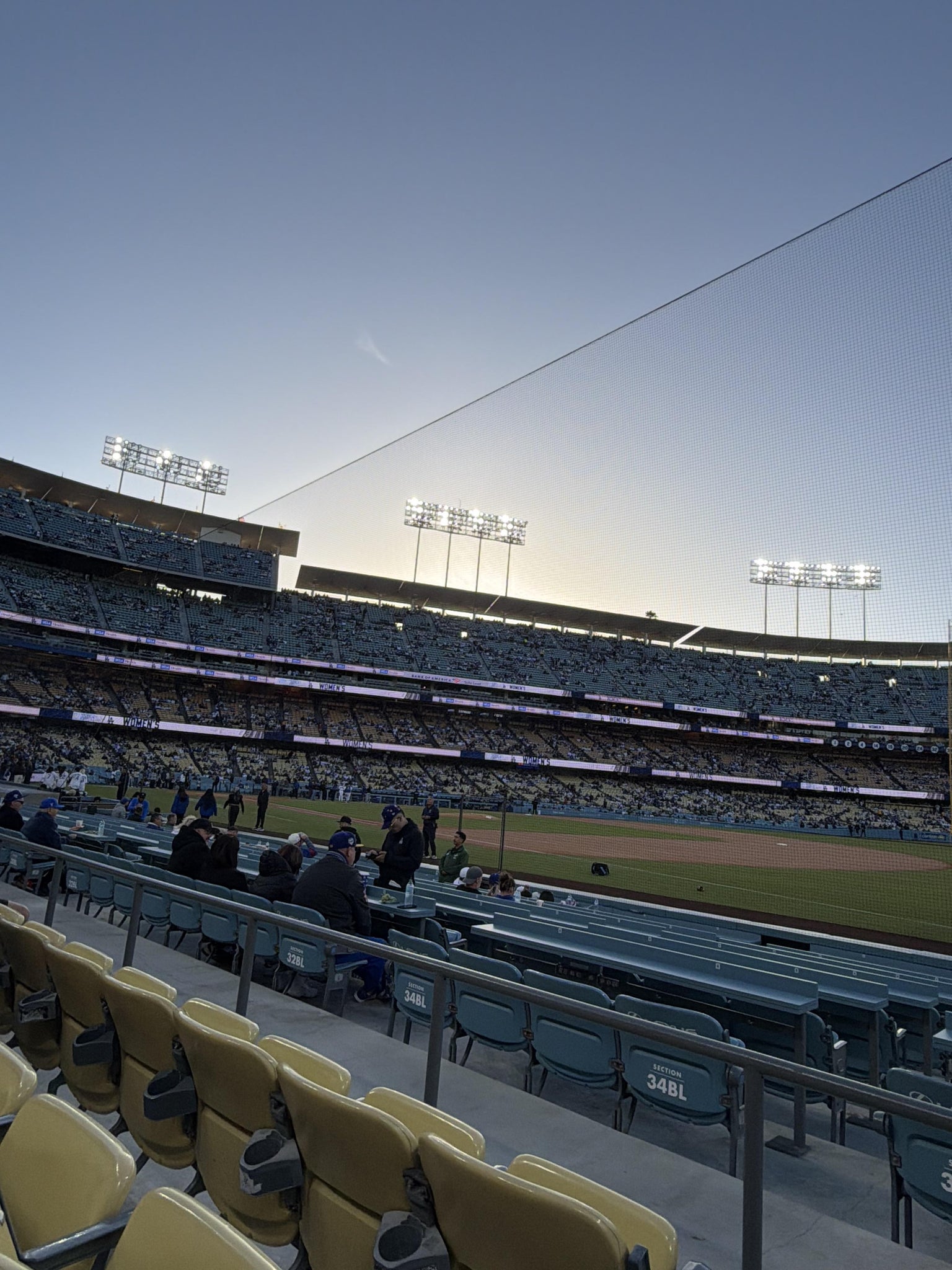 Real Fan View taken from Section 36 FD at UNIQLO Field at Dodger Stadium by Chris M
