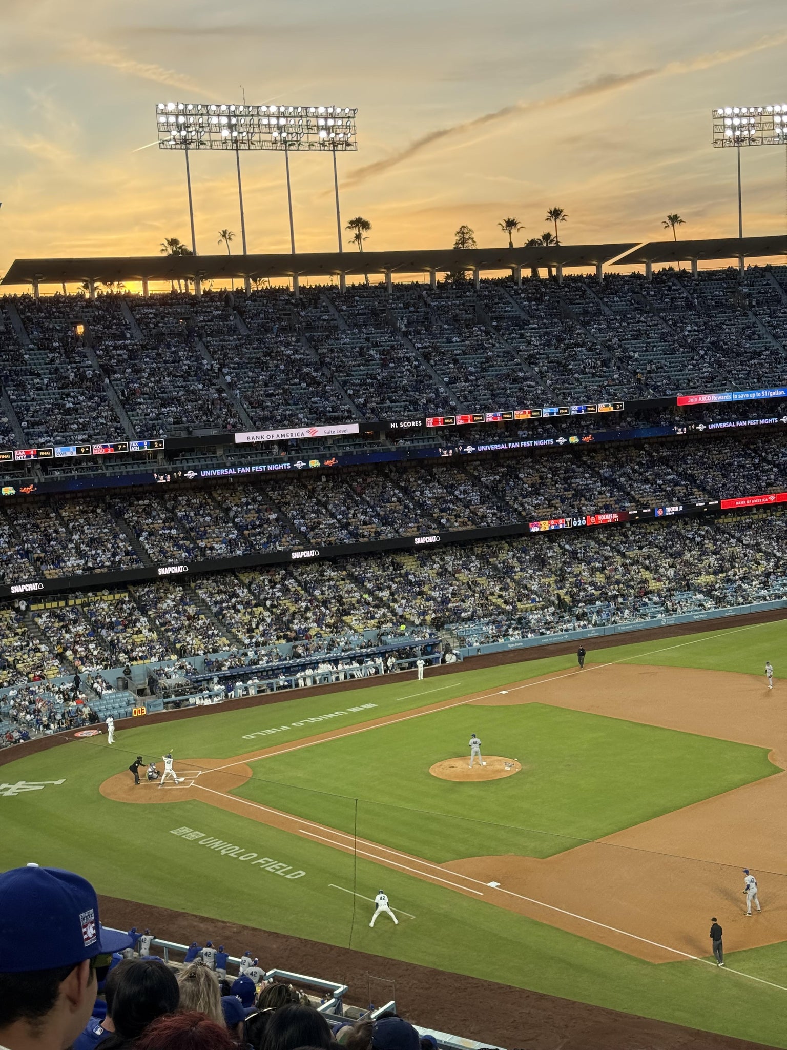 Real Fan View taken from Section 36 RS at UNIQLO Field at Dodger Stadium by Alexandre T
