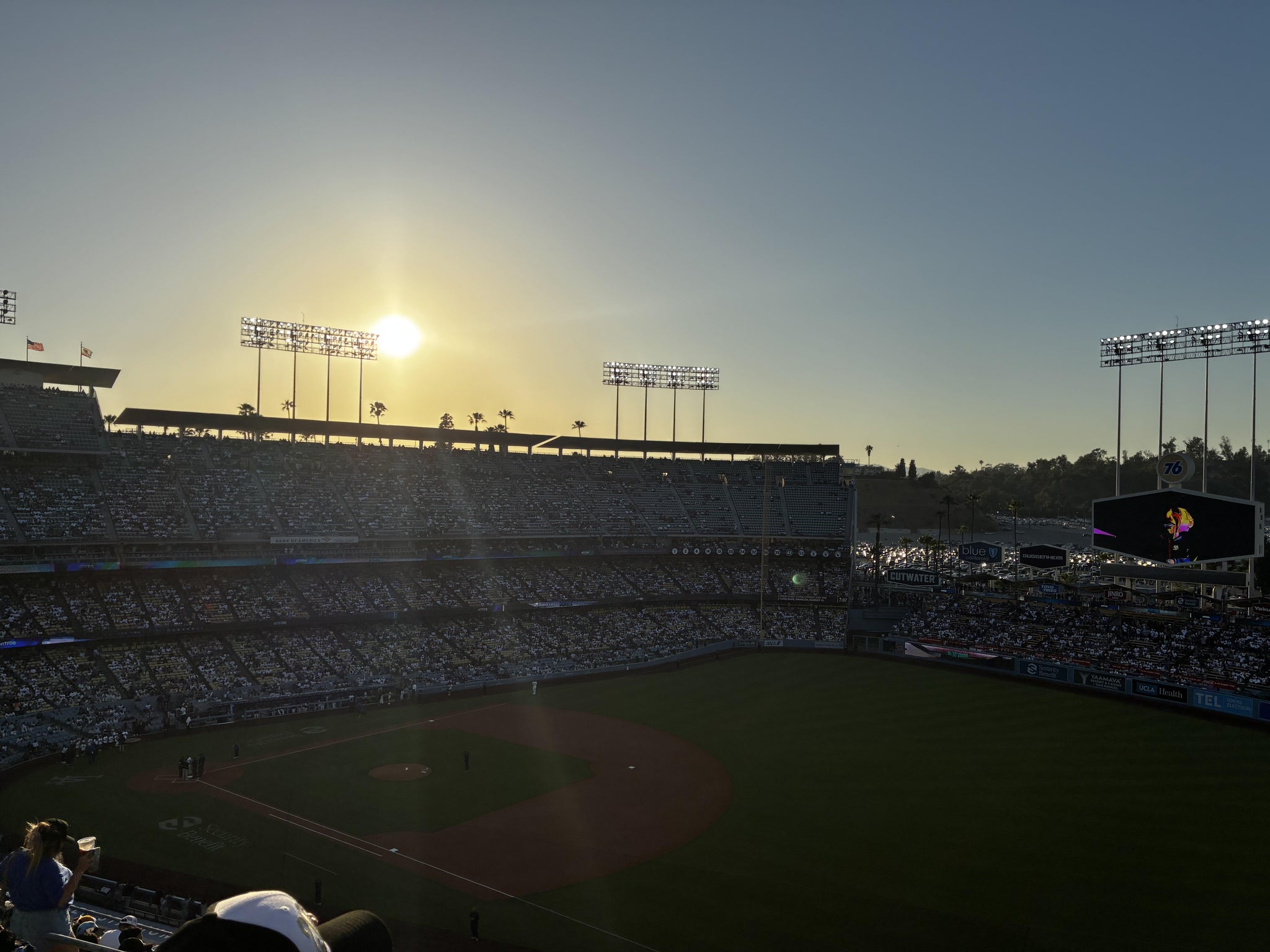Real Fan View taken from Section 36 RS at UNIQLO Field at Dodger Stadium by Michael M