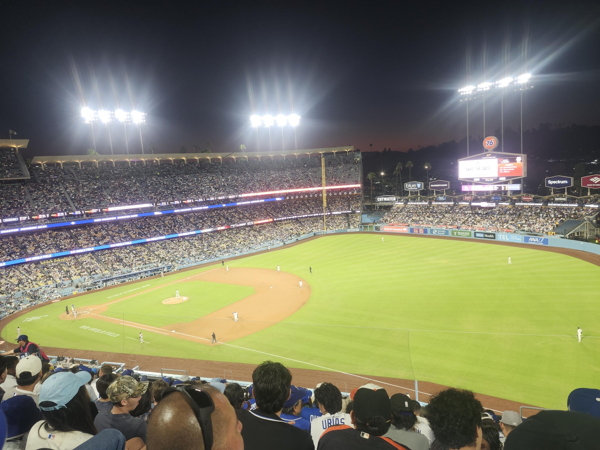 Real Fan View taken from Section 36 RS at UNIQLO Field at Dodger Stadium by Manuel S