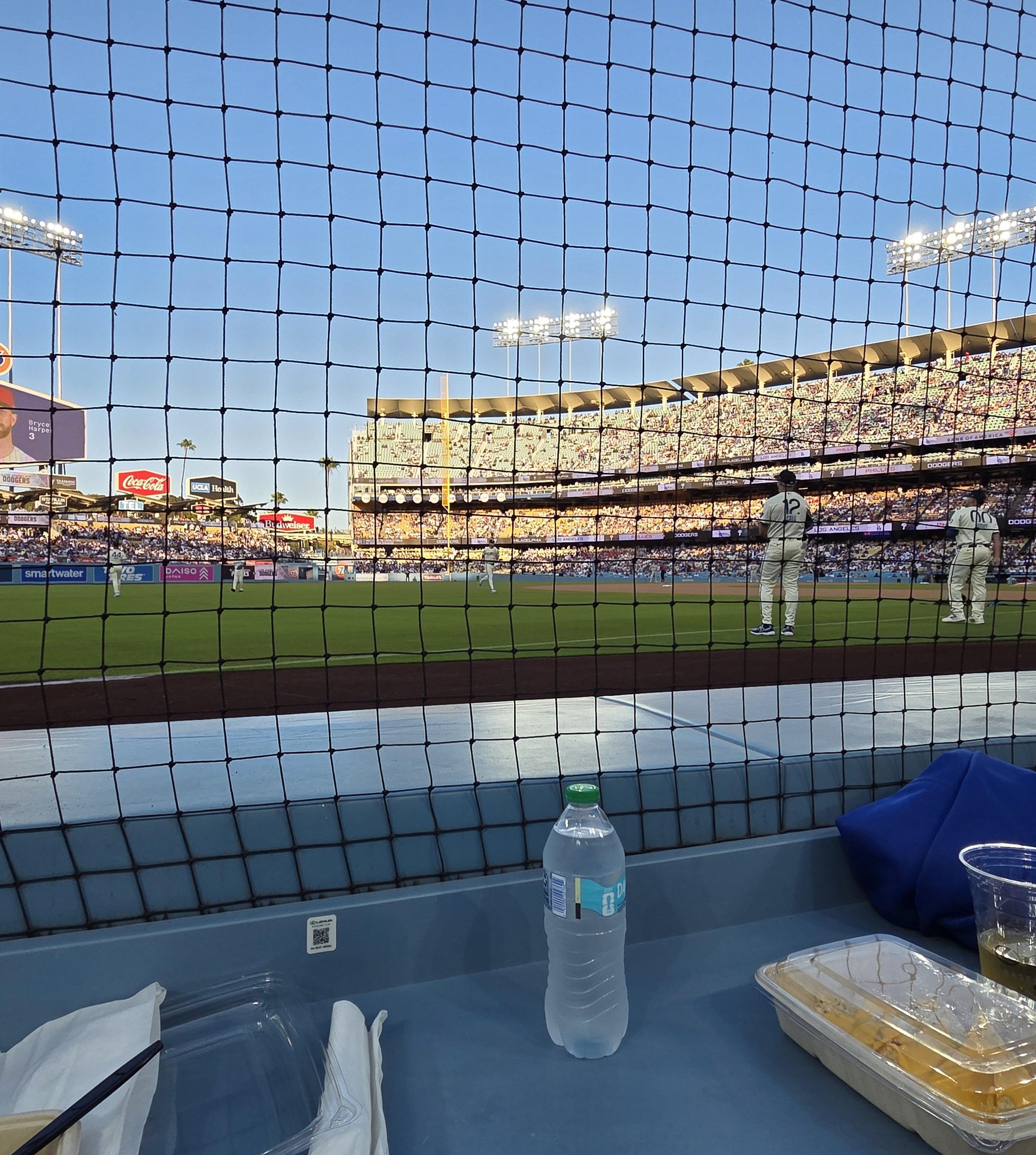 Real Fan View taken from Section 37 BL at UNIQLO Field at Dodger Stadium by Manuel R