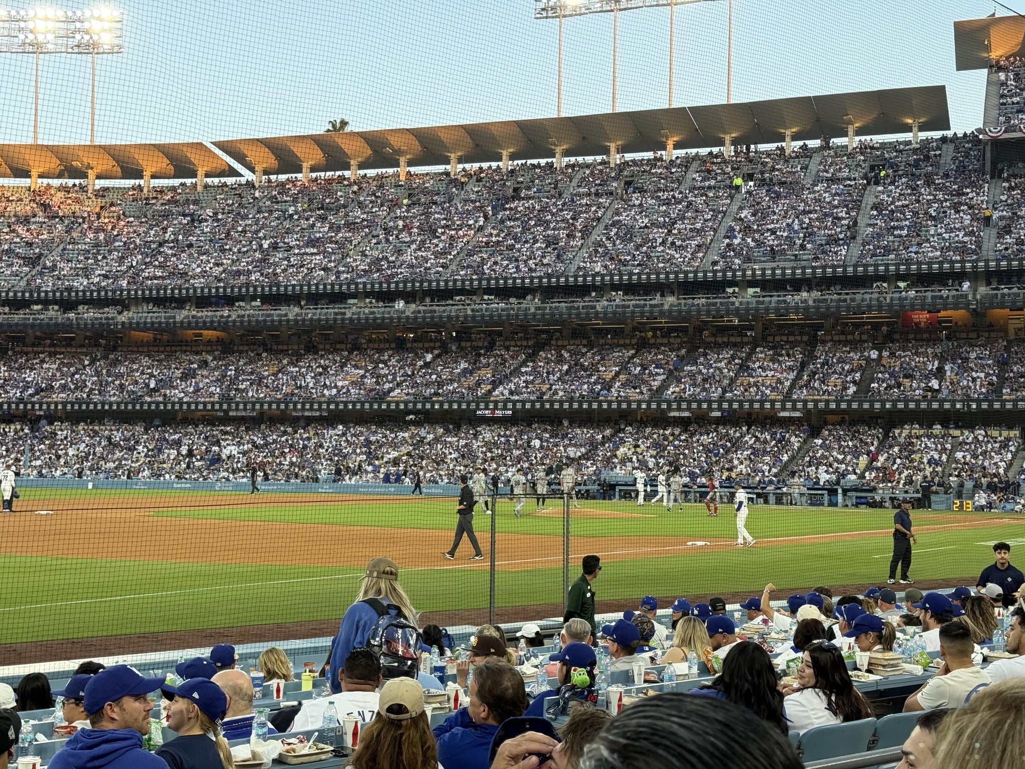 Real Fan View taken from Section 37 FD at UNIQLO Field at Dodger Stadium by David C
