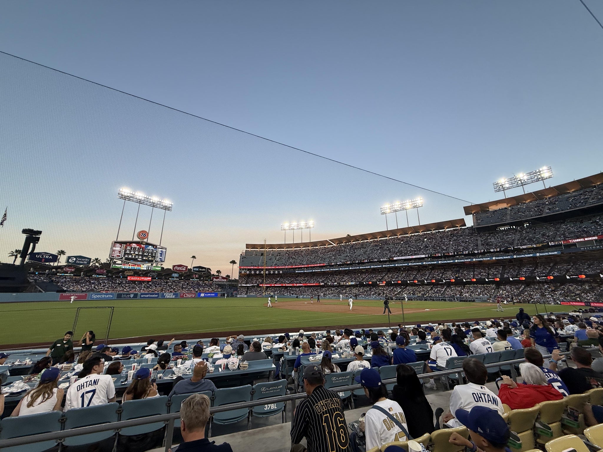 Real Fan View taken from Section 37 FD at UNIQLO Field at Dodger Stadium by David C