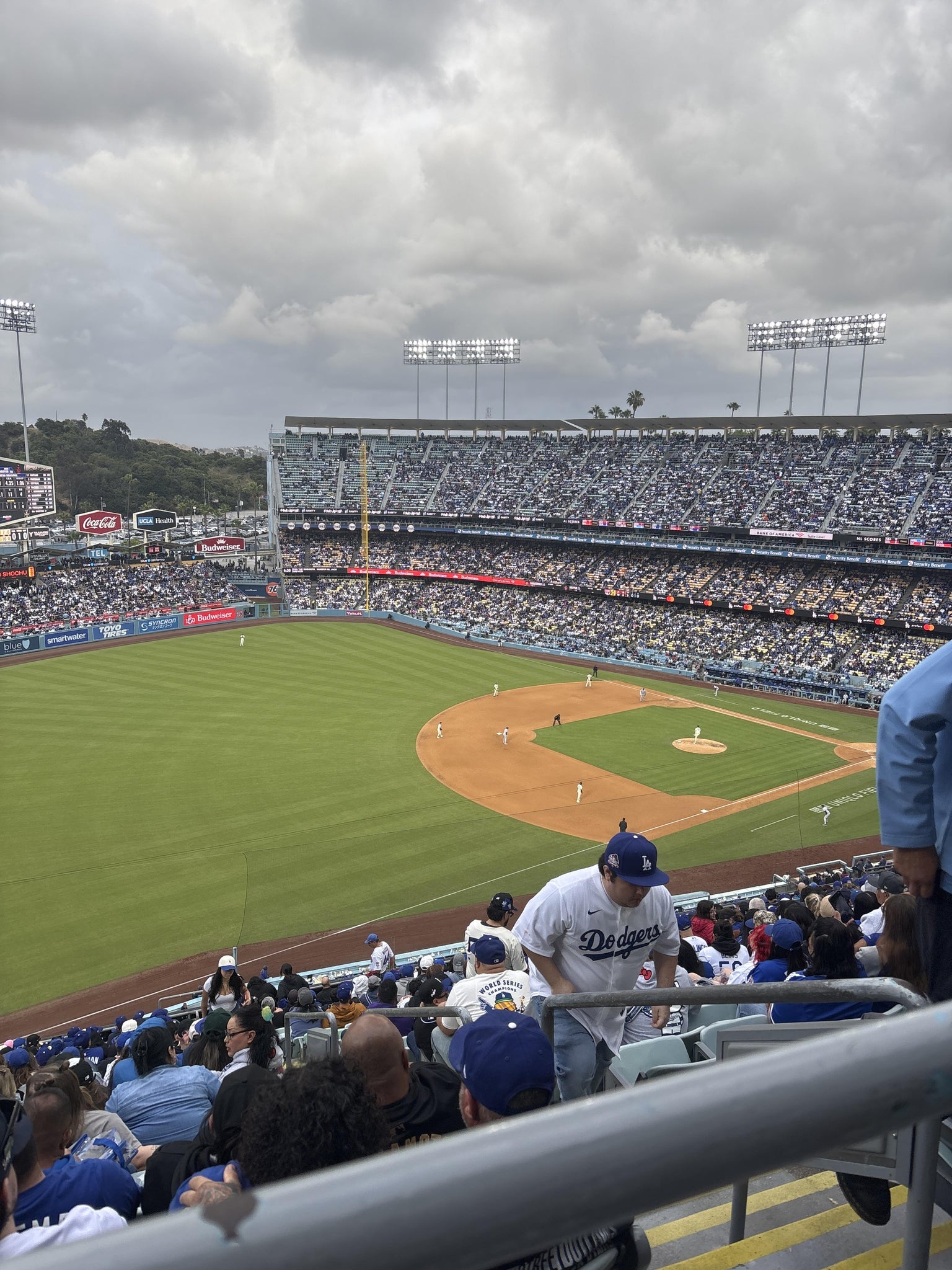 Real Fan View taken from Section 37 RS at UNIQLO Field at Dodger Stadium by Angel M