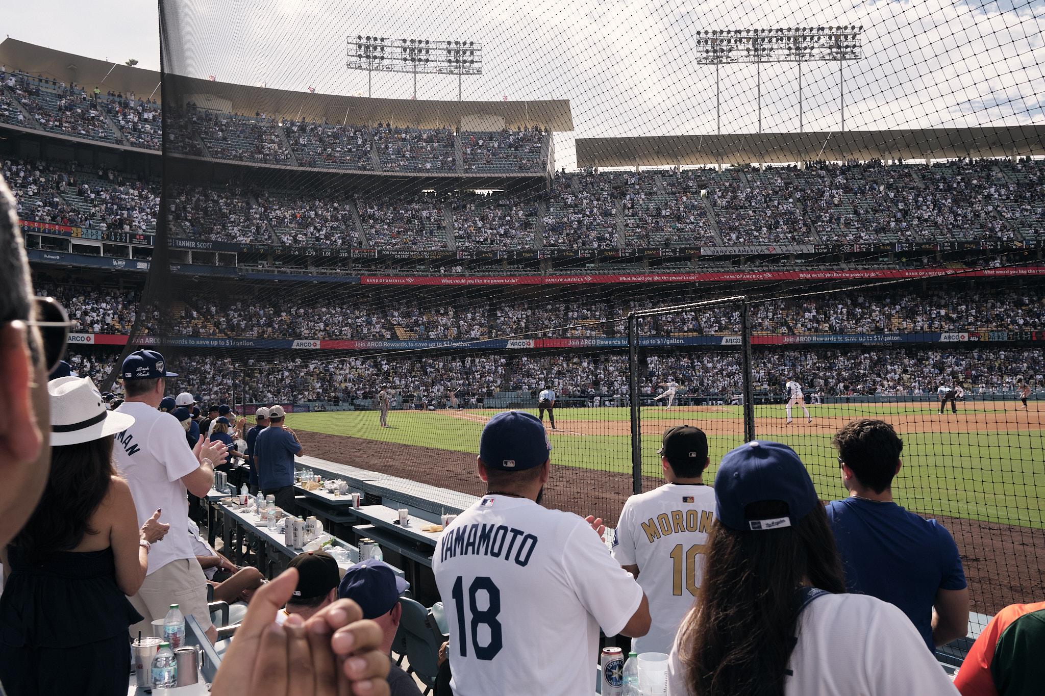 Real Fan View taken from Section 38 BL at UNIQLO Field at Dodger Stadium by Bobby E