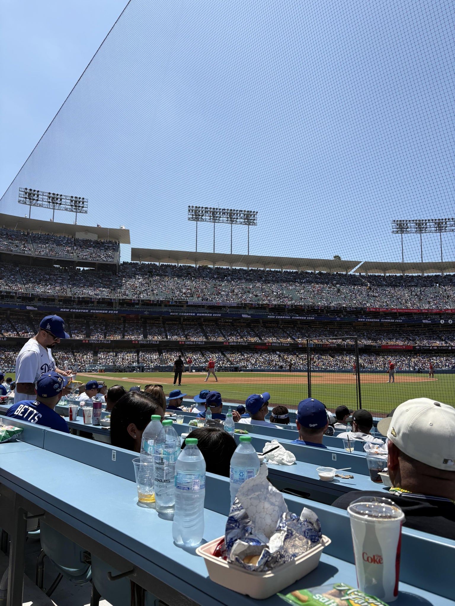 Real Fan View taken from Section 38 BL at UNIQLO Field at Dodger Stadium by Juliano C