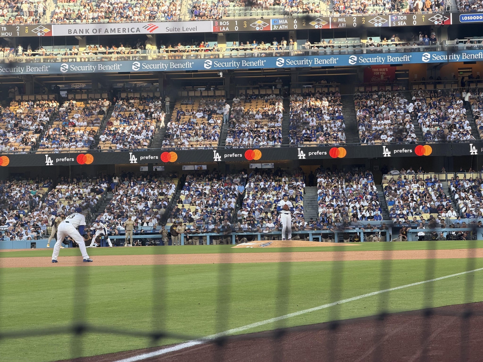 Real Fan View taken from Section 39 BL at UNIQLO Field at Dodger Stadium by Martin P
