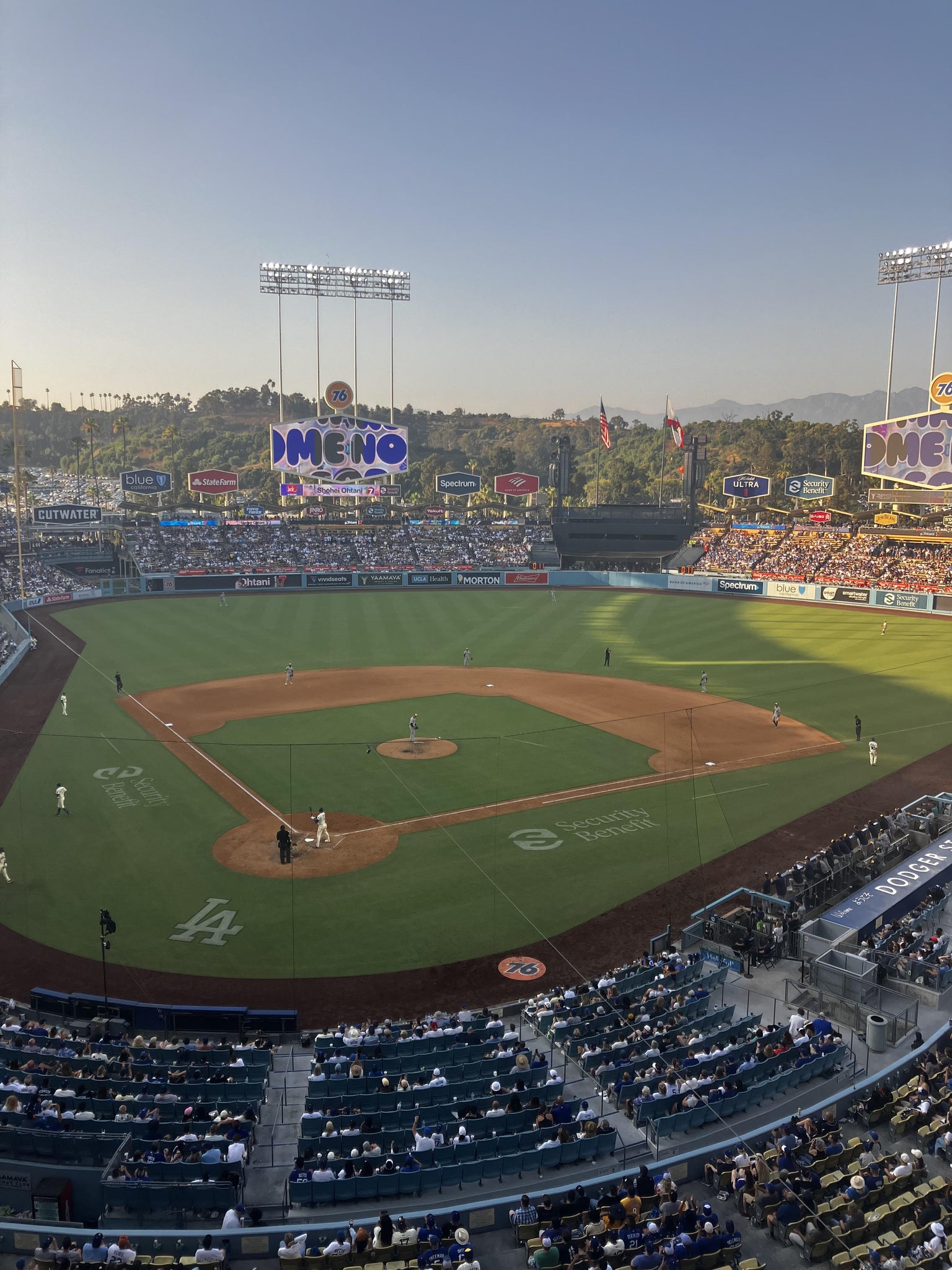 Real Fan View taken from Section 4 RS at UNIQLO Field at Dodger Stadium by Michael M