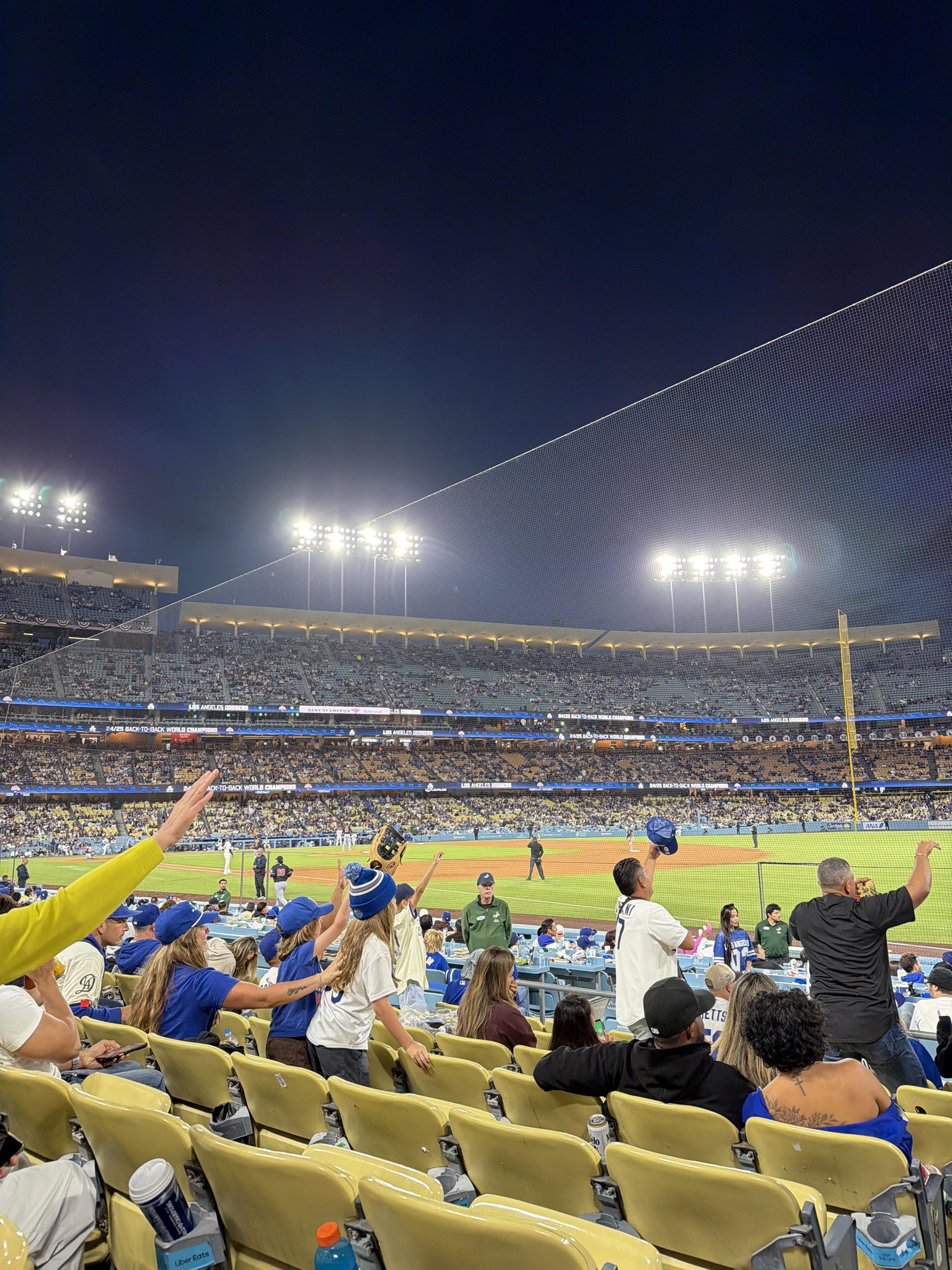 Real Fan View taken from Section 40 FD at UNIQLO Field at Dodger Stadium by Danny G