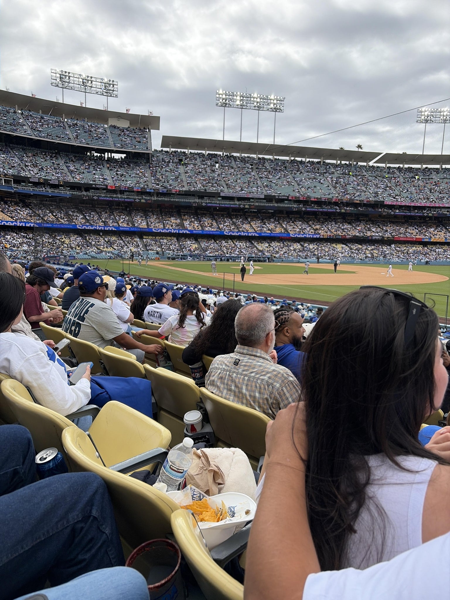 Real Fan View taken from Section 40 FD at UNIQLO Field at Dodger Stadium by Keyonna K