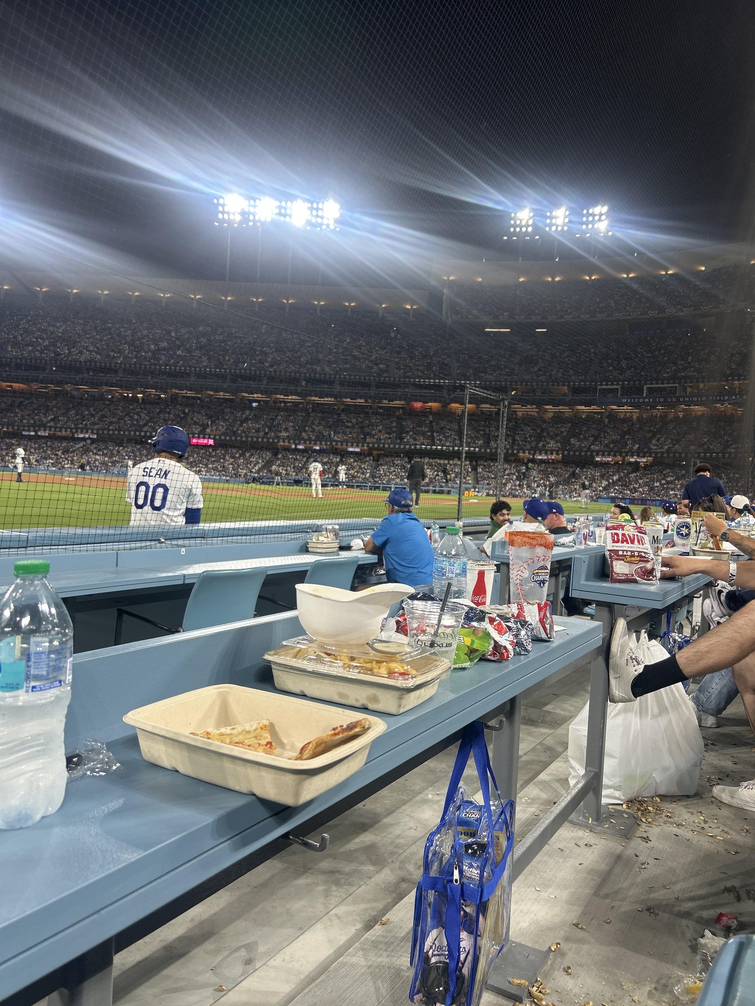 Real Fan View taken from Section 41 BL at UNIQLO Field at Dodger Stadium by Philip T