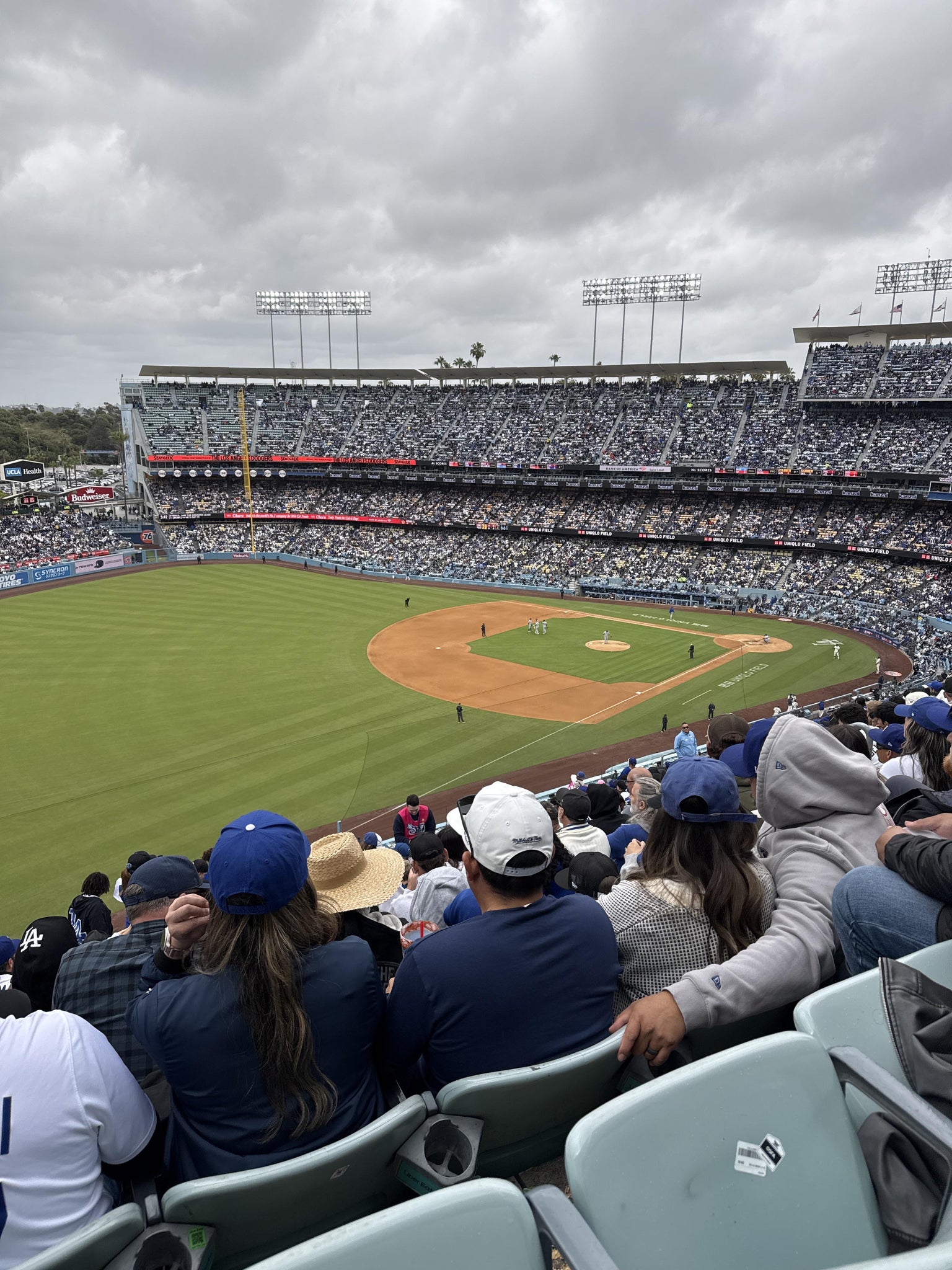 Real Fan View taken from Section 43 RS at UNIQLO Field at Dodger Stadium by Viviana H