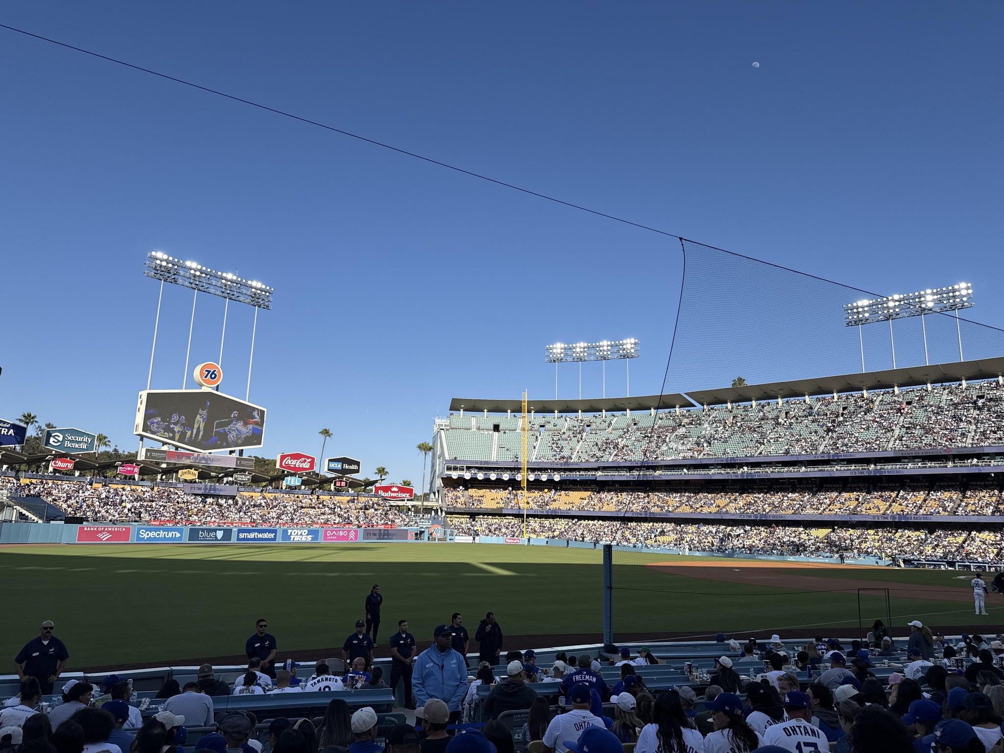 Real Fan View taken from Section 45 FD at UNIQLO Field at Dodger Stadium by Dalton F