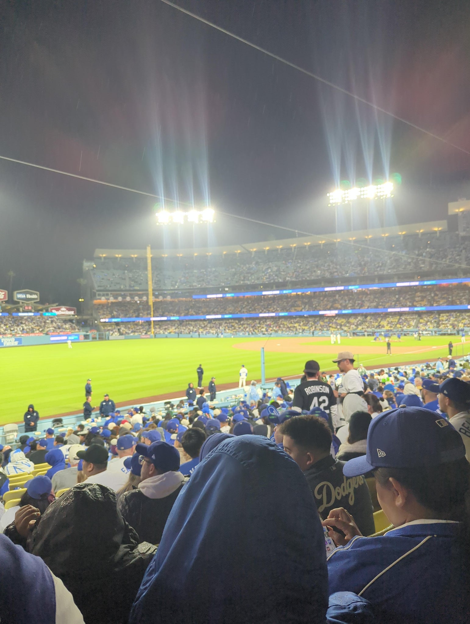 Real Fan View taken from Section 45 FD at UNIQLO Field at Dodger Stadium by Eddie R