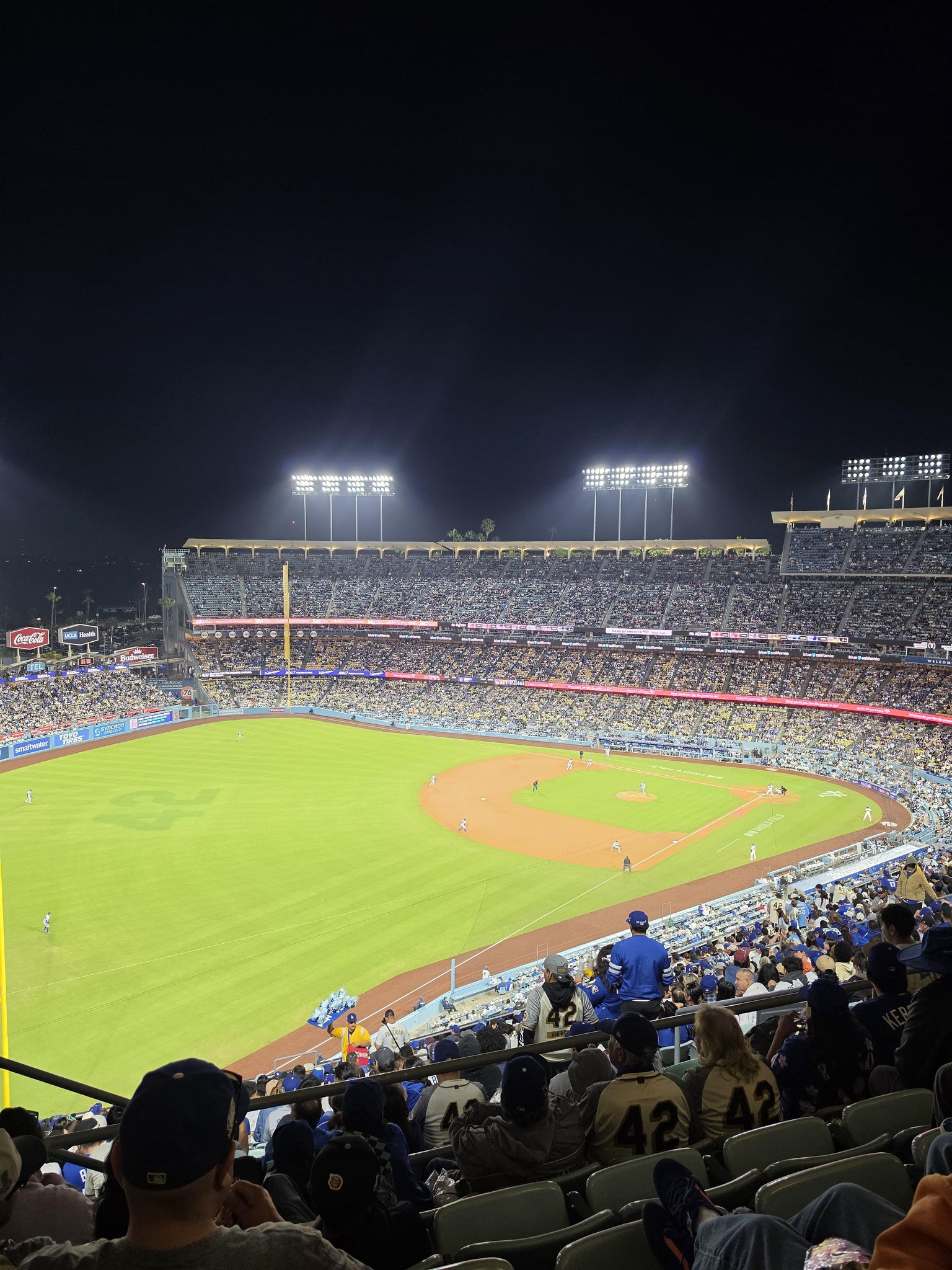 Real Fan View taken from Section 45 RS at UNIQLO Field at Dodger Stadium by Anthony B