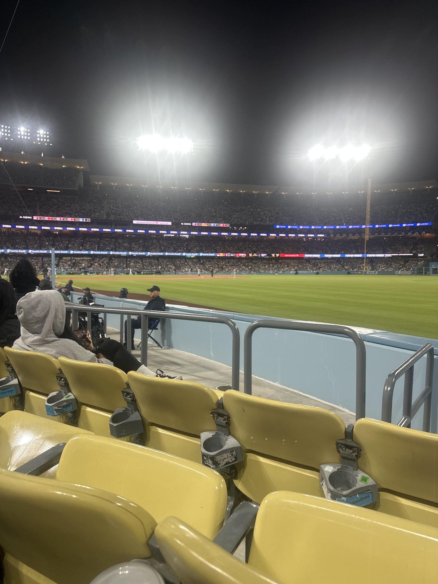 Real Fan View taken from Section 46 FD at UNIQLO Field at Dodger Stadium by Alexander S