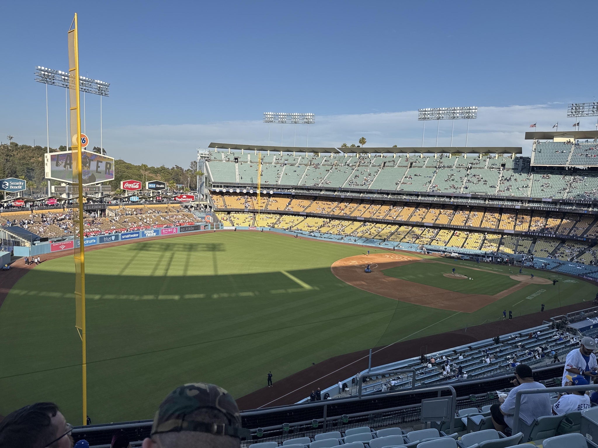 Real Fan View taken from Section 47 RS at UNIQLO Field at Dodger Stadium by John H