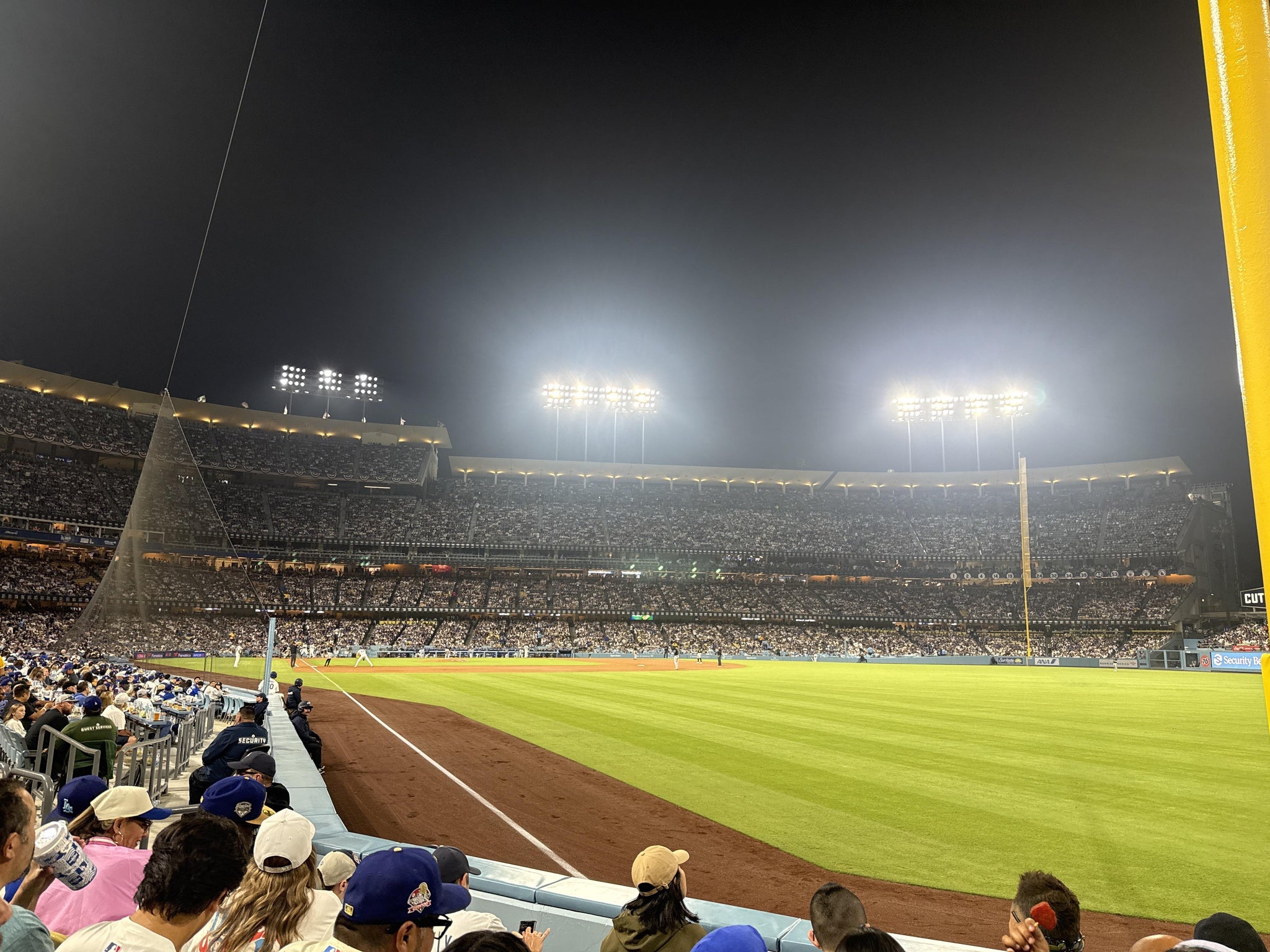 Real Fan View taken from Section 48 FD at UNIQLO Field at Dodger Stadium by Ifath C
