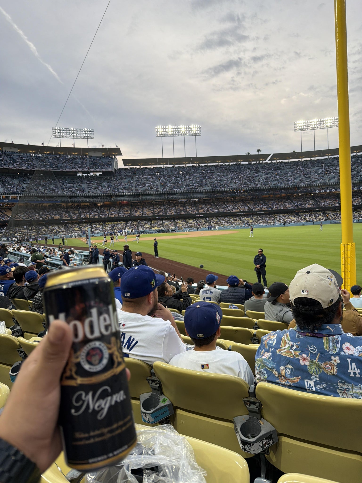Real Fan View taken from Section 48 FD at UNIQLO Field at Dodger Stadium by Irvin C
