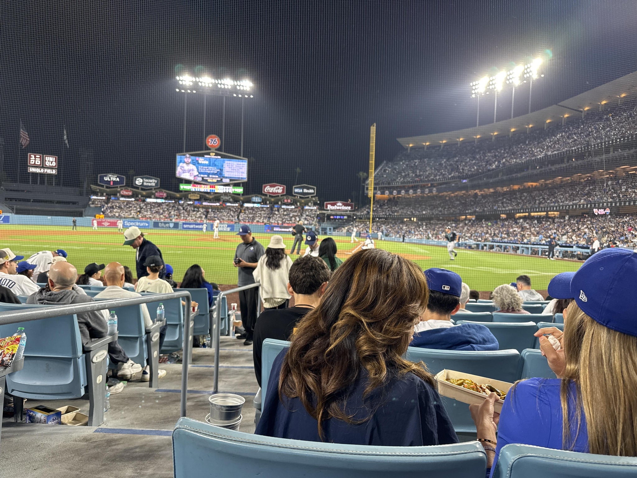 Real Fan View taken from Section 5 DG at UNIQLO Field at Dodger Stadium by Brett D