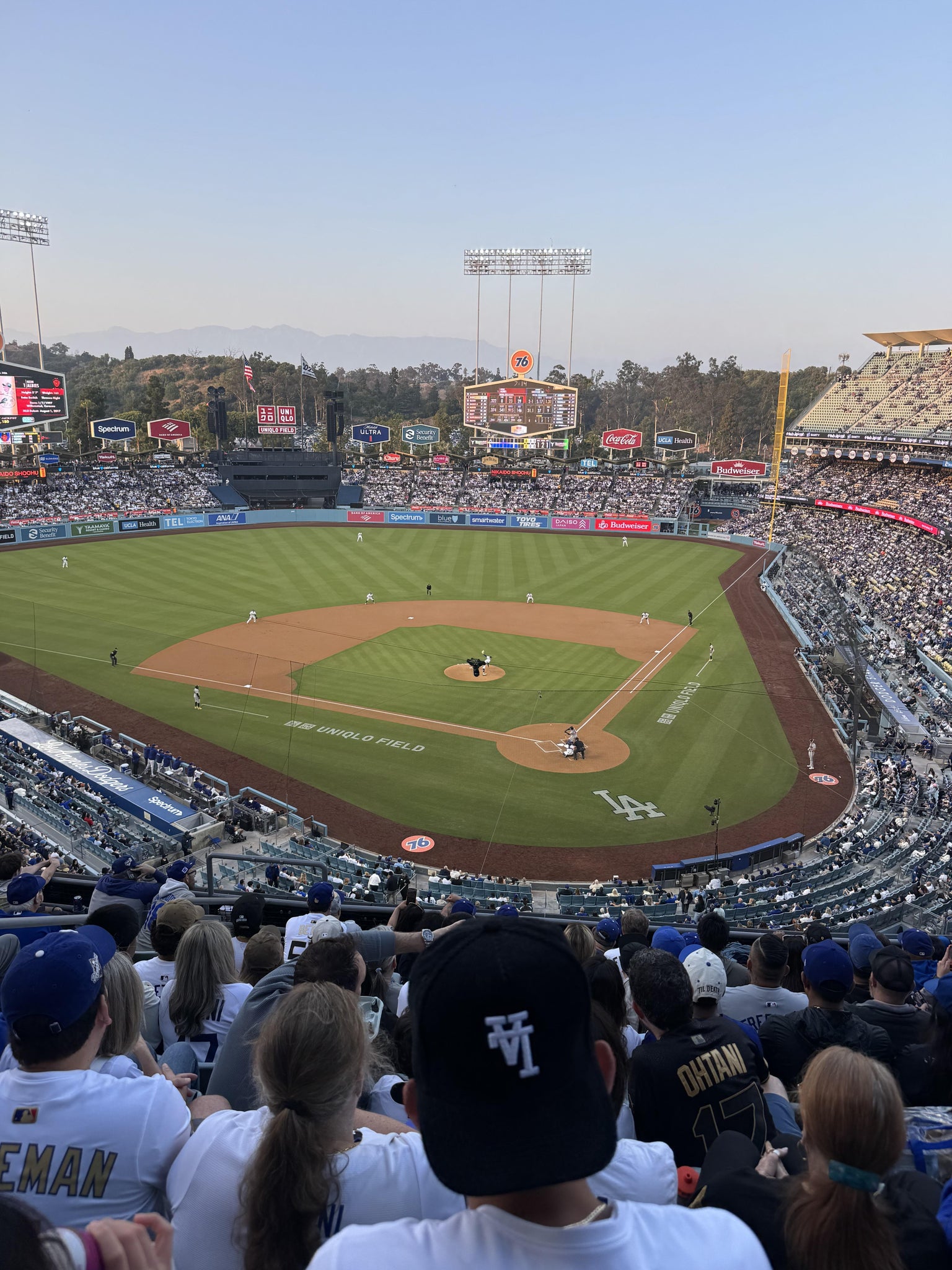 Real Fan View taken from Section 5 RS at UNIQLO Field at Dodger Stadium by Isabelle M