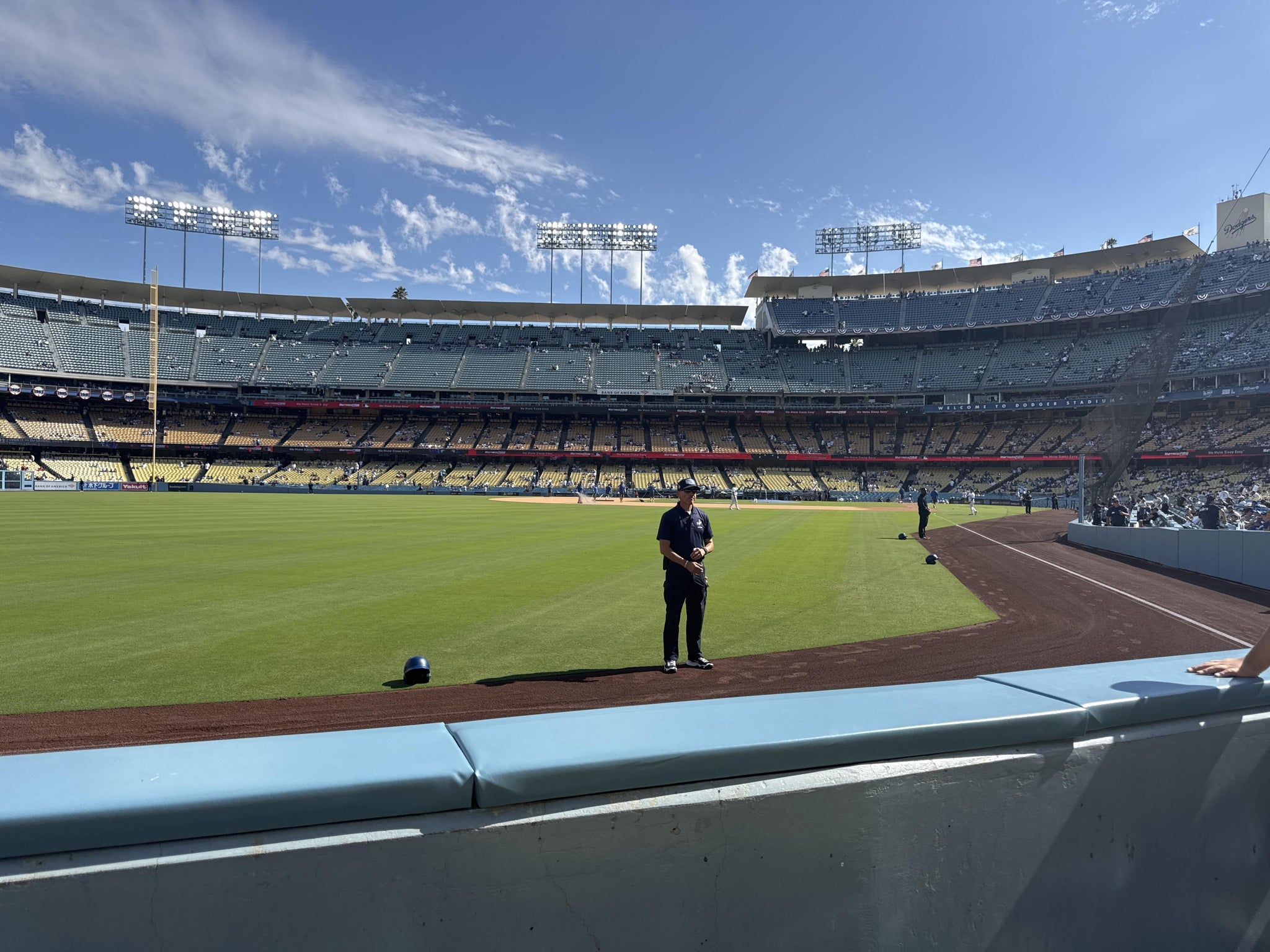 Real Fan View taken from Section 51 FD at UNIQLO Field at Dodger Stadium by Isaiah C