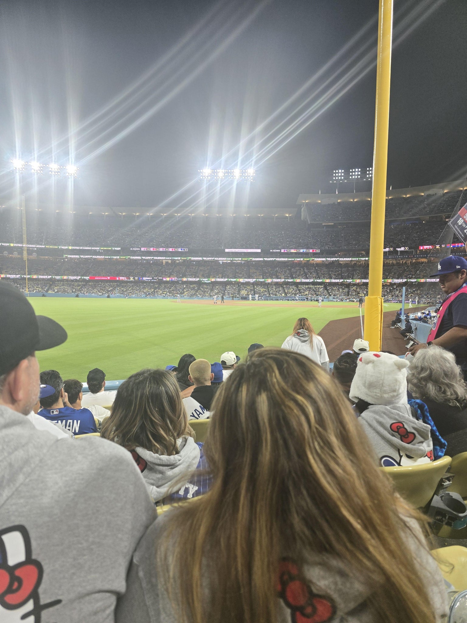 Real Fan View taken from Section 51 FD at UNIQLO Field at Dodger Stadium by Luis A
