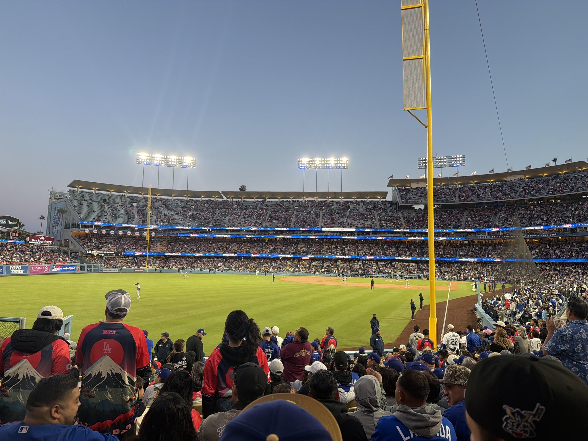 Real Fan View taken from Section 51 FD at UNIQLO Field at Dodger Stadium by Gustavo Z